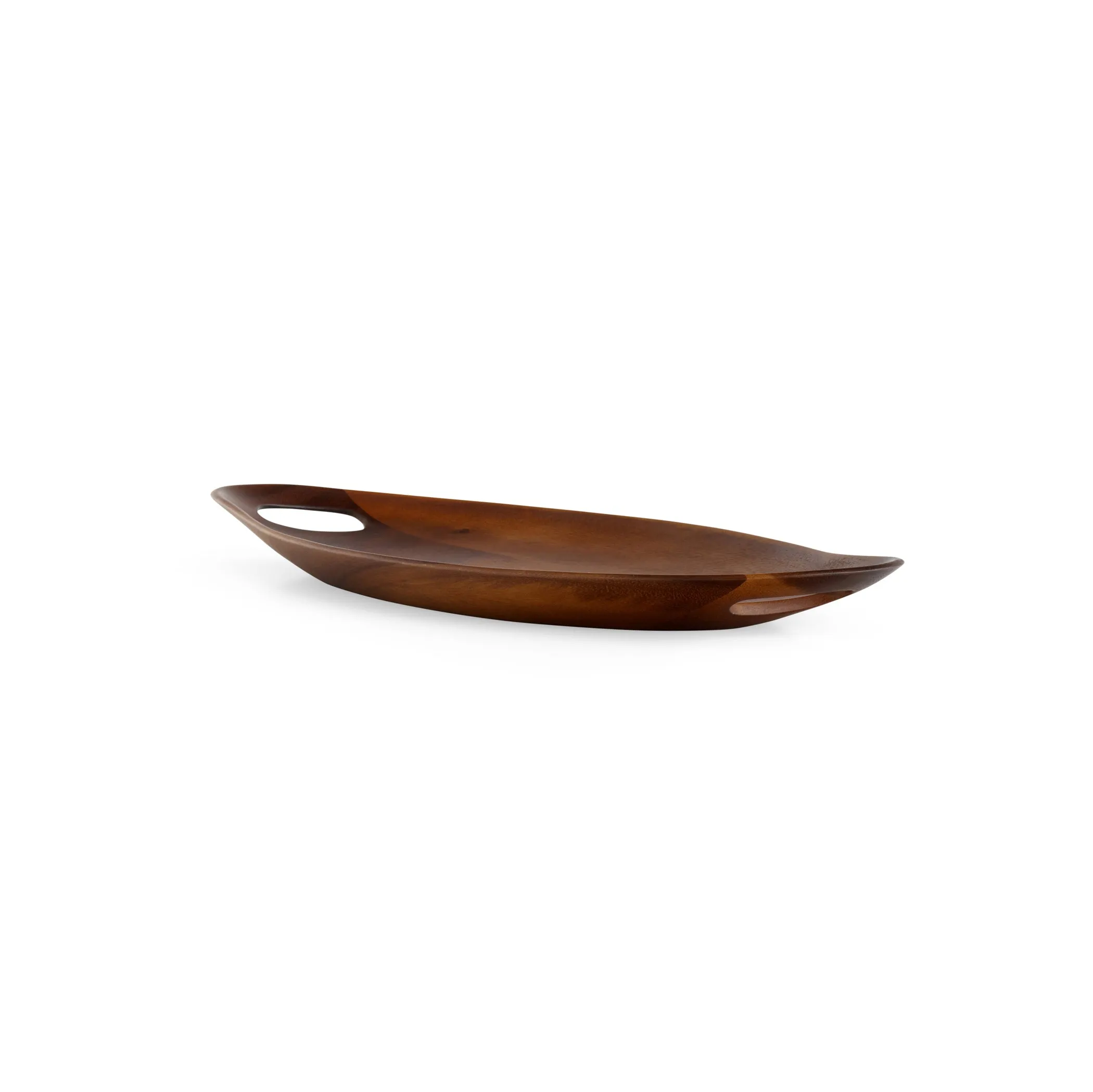 Portables Acacia Wood Tray - 18"