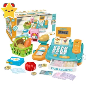 Pretend Supermarket Cash Register Play Set