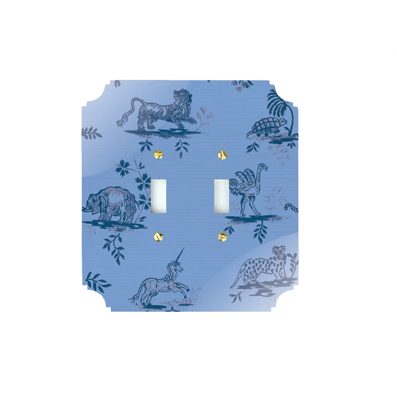 Printed Switch Plates | Blue LaToile