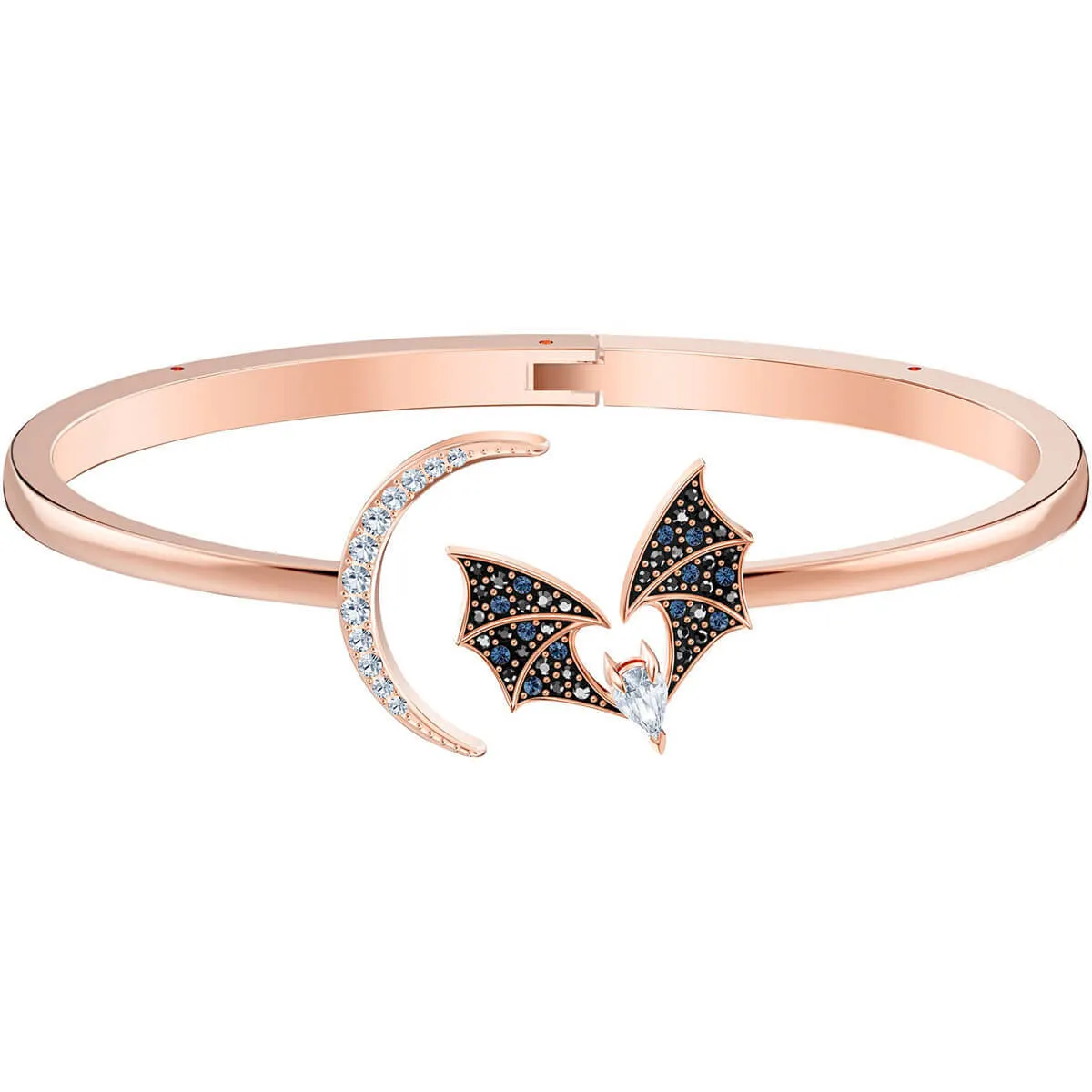 Prosperity Multi-Colored Rose-Gold Tone Plated Bangle