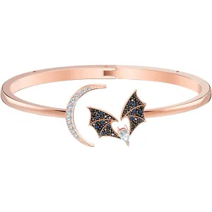 Prosperity Multi-Colored Rose-Gold Tone Plated Bangle