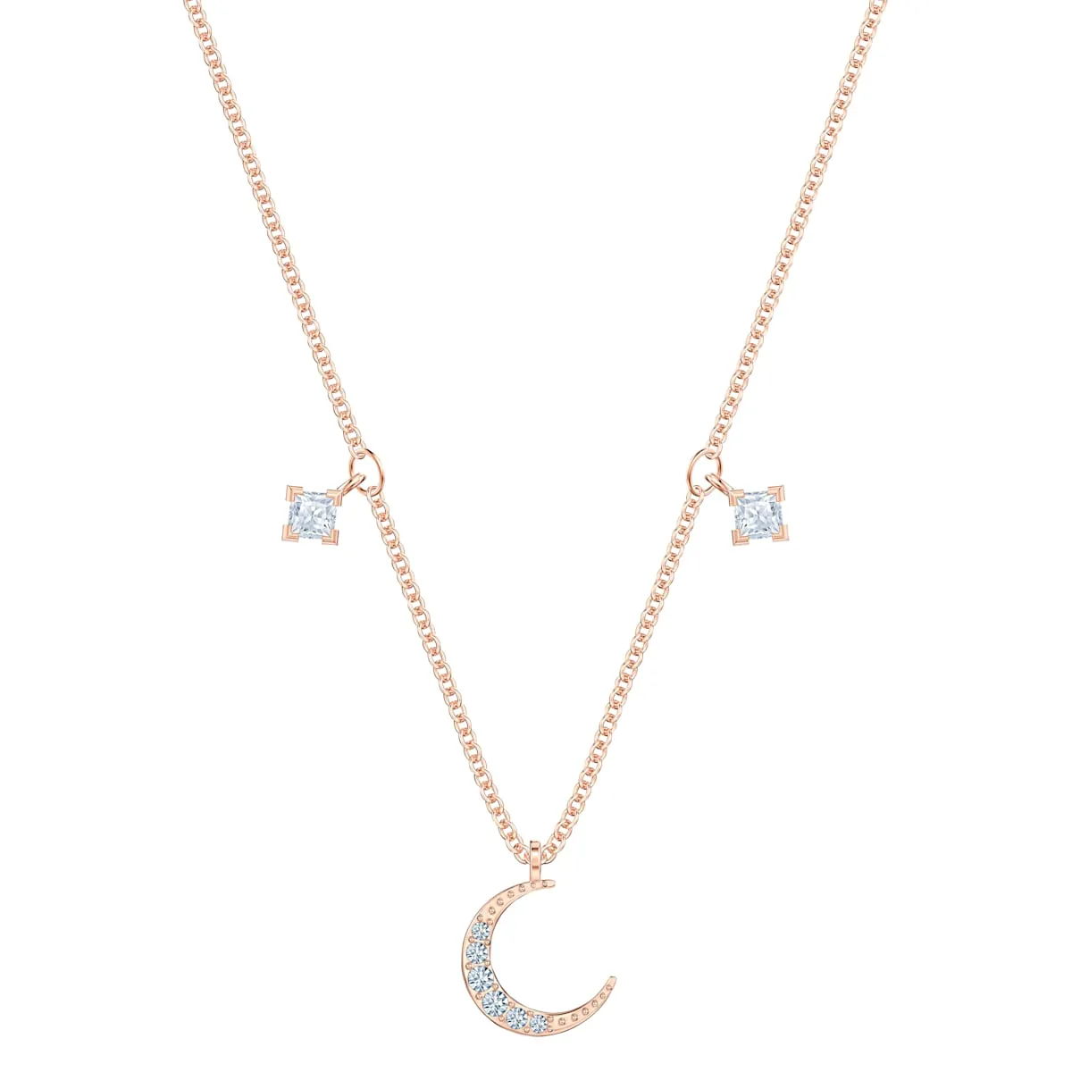 Prosperity Multi-Colored Rose-Gold Tone Plated Pendant Necklace