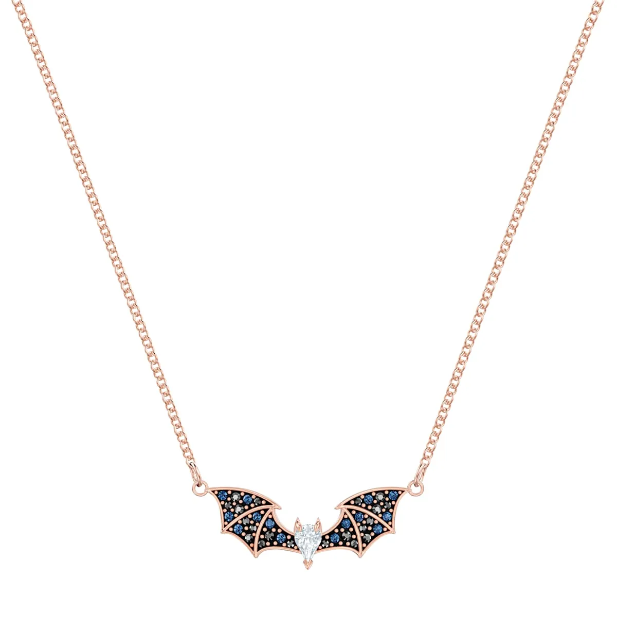 Prosperity Multi-Colored Rose-Gold Tone Plated Pendant Necklace