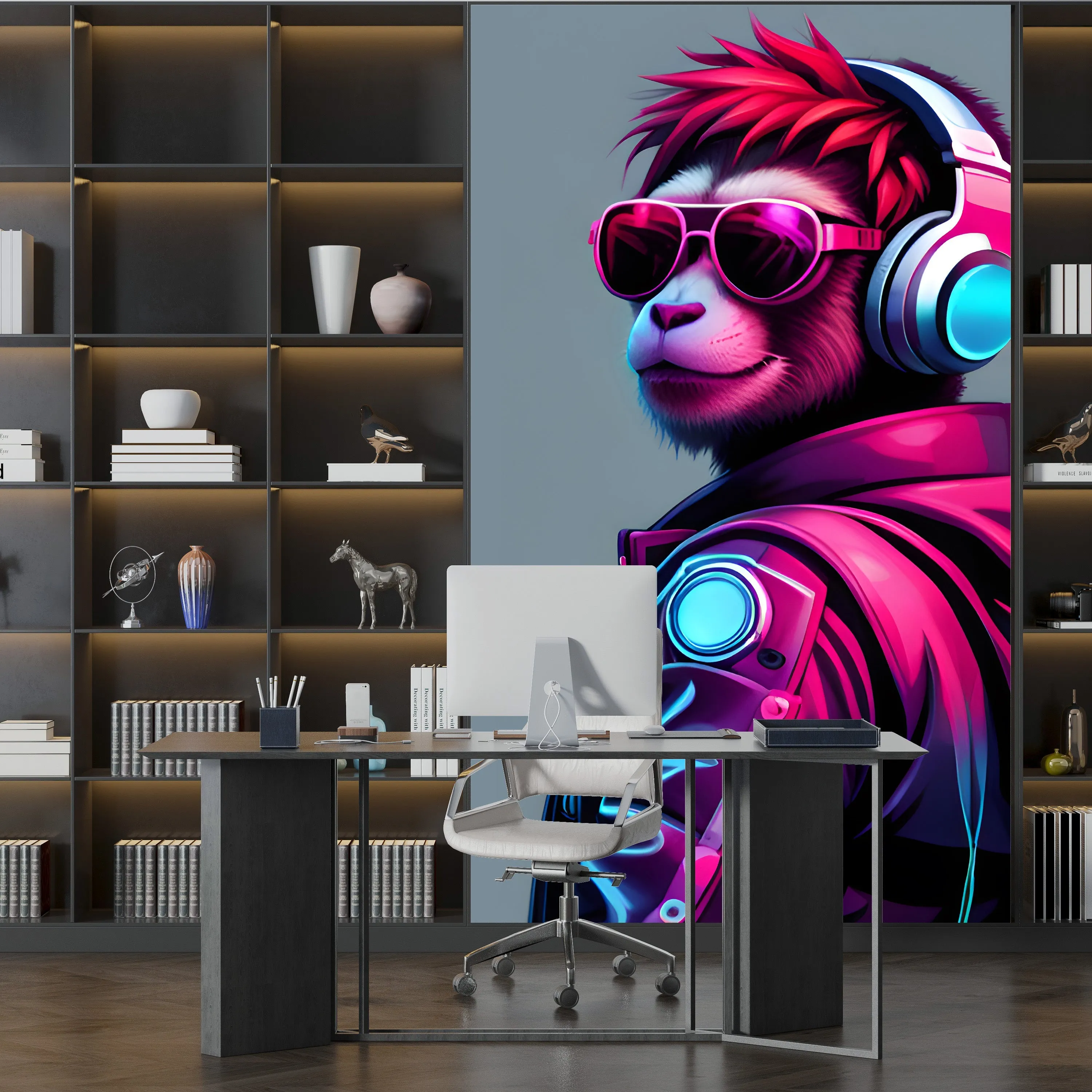 Punk Monkey Acrylic Wall Panels Home Decor Wall Panels 2440mmm x 1220mm