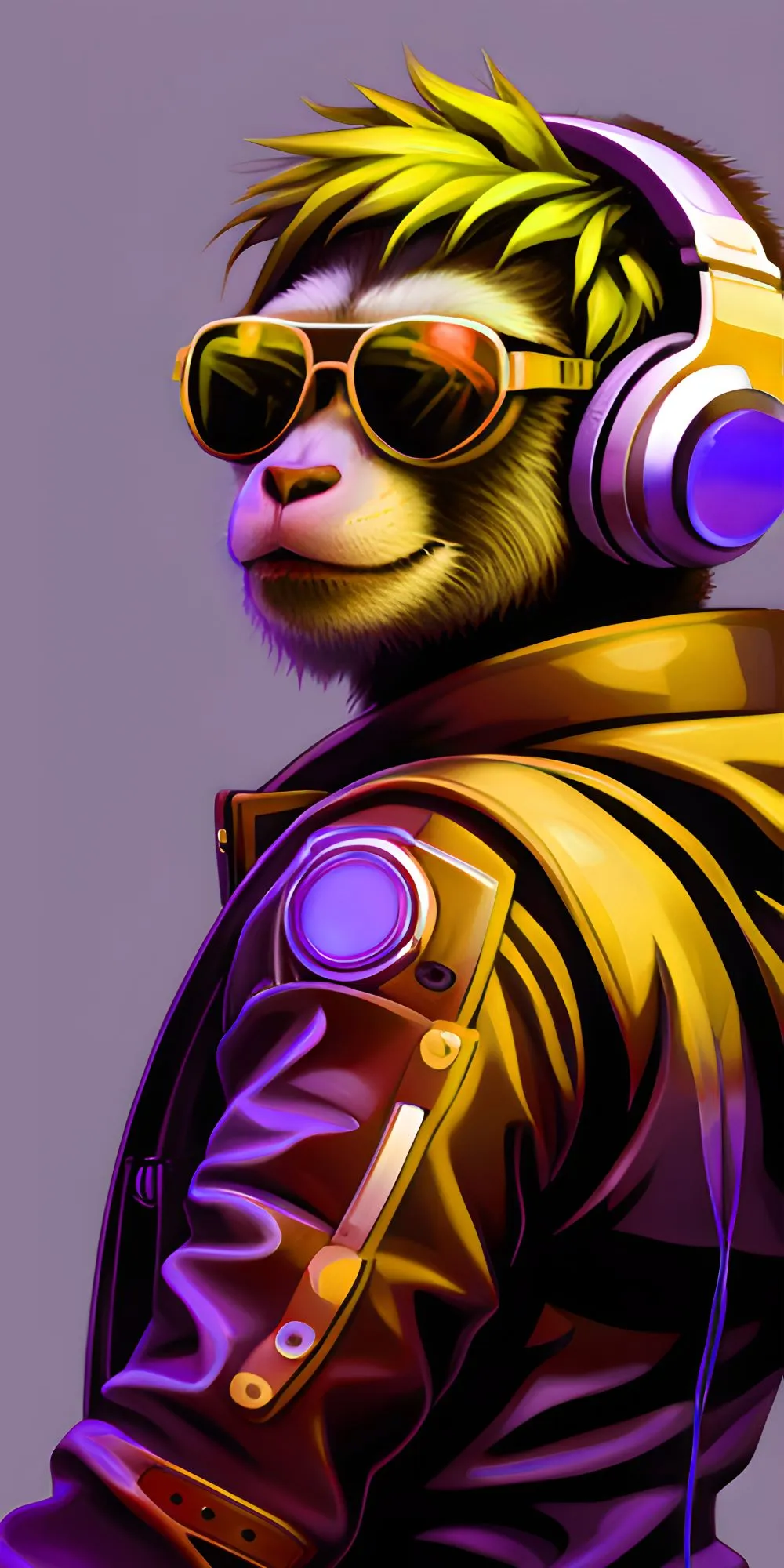 Punk Monkey Acrylic Wall Panels Home Decor Wall Panels 2440mmm x 1220mm