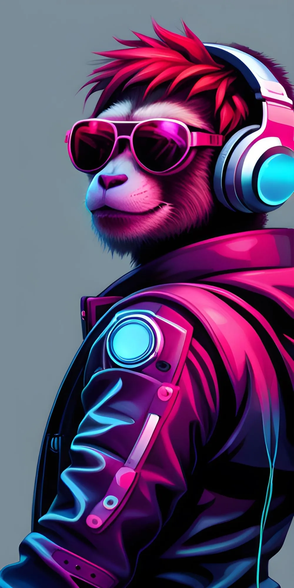 Punk Monkey Acrylic Wall Panels Home Decor Wall Panels 2440mmm x 1220mm