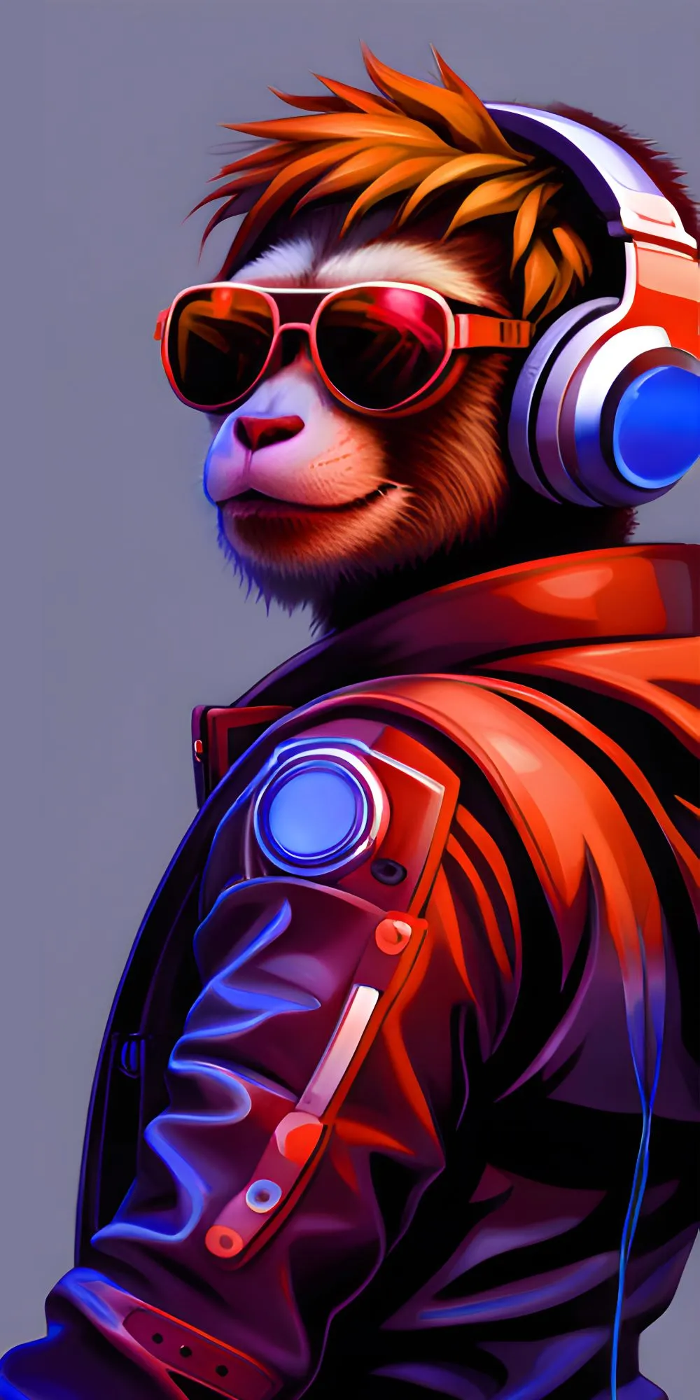 Punk Monkey Acrylic Wall Panels Home Decor Wall Panels 2440mmm x 1220mm