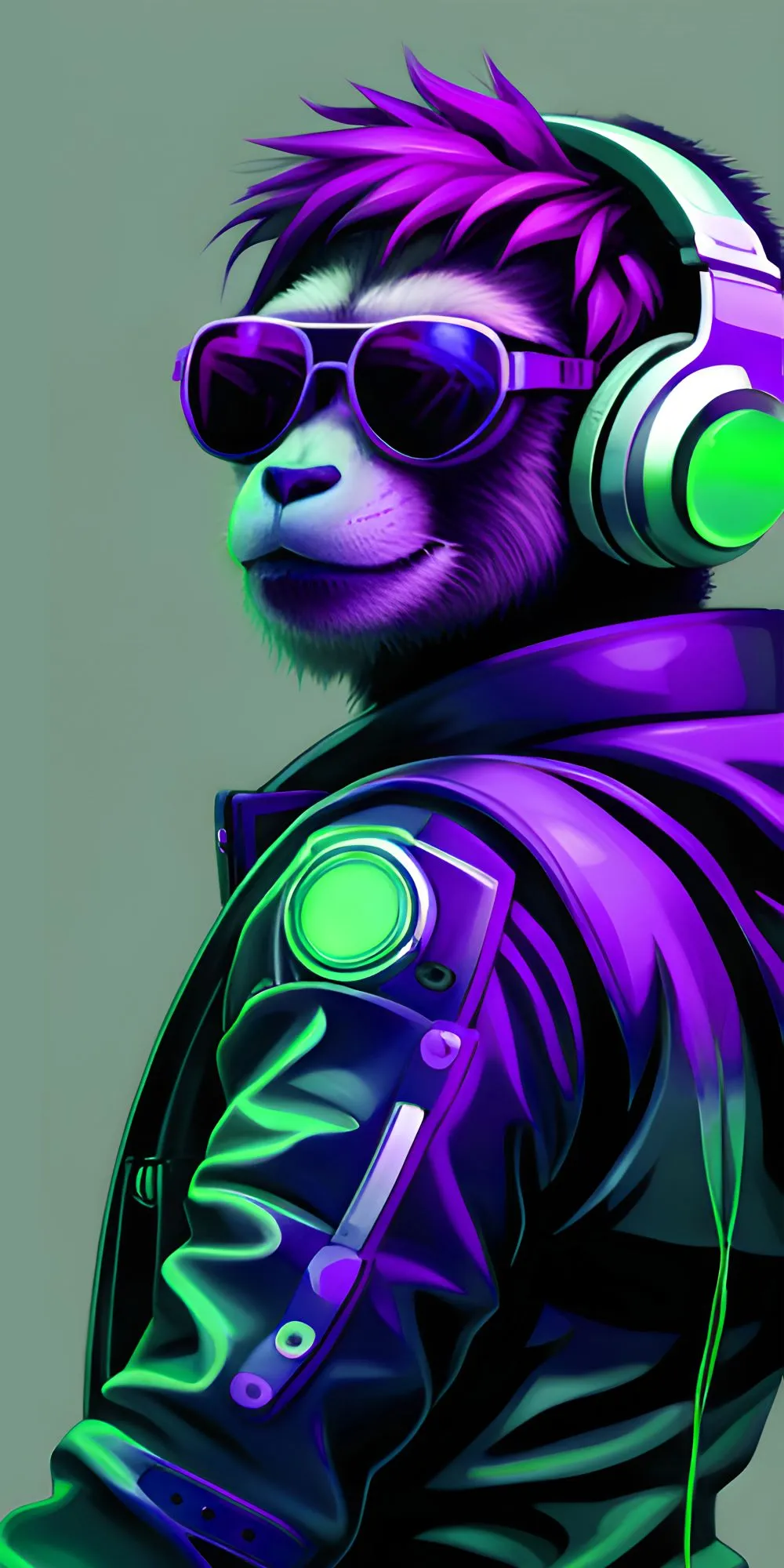 Punk Monkey Acrylic Wall Panels Home Decor Wall Panels 2440mmm x 1220mm