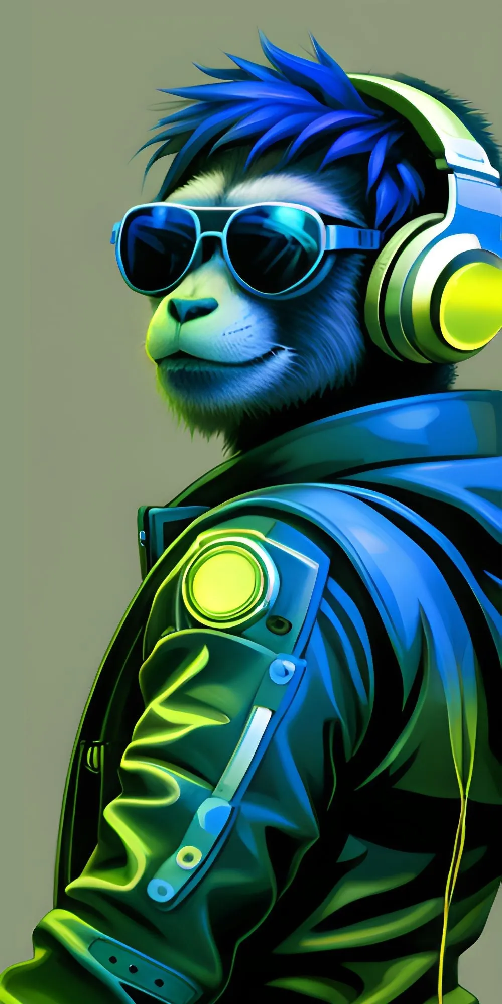 Punk Monkey Acrylic Wall Panels Home Decor Wall Panels 2440mmm x 1220mm