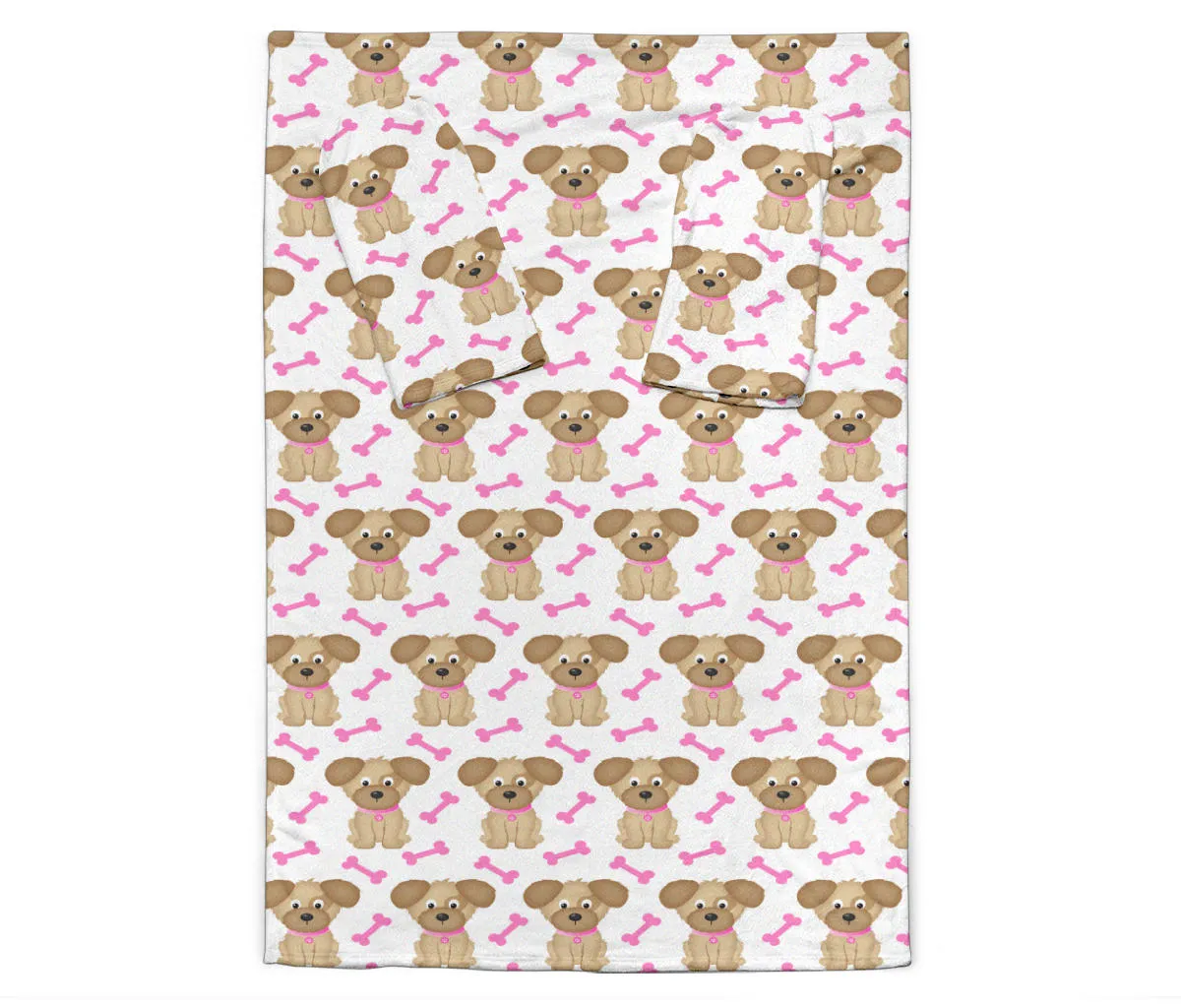 Puppy Playtime Adult Sleeve Blanket