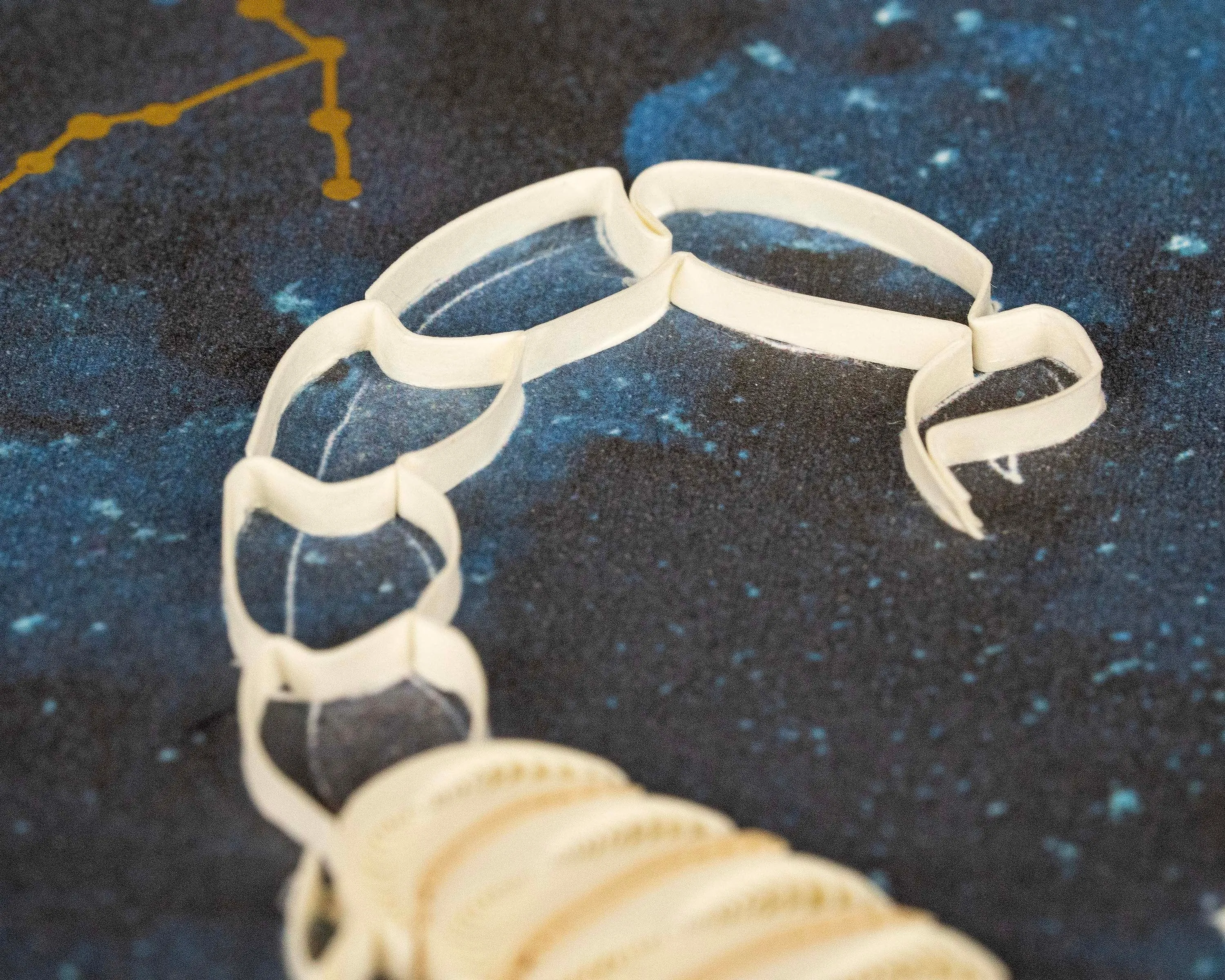 Quilled Scorpio Greeting Card