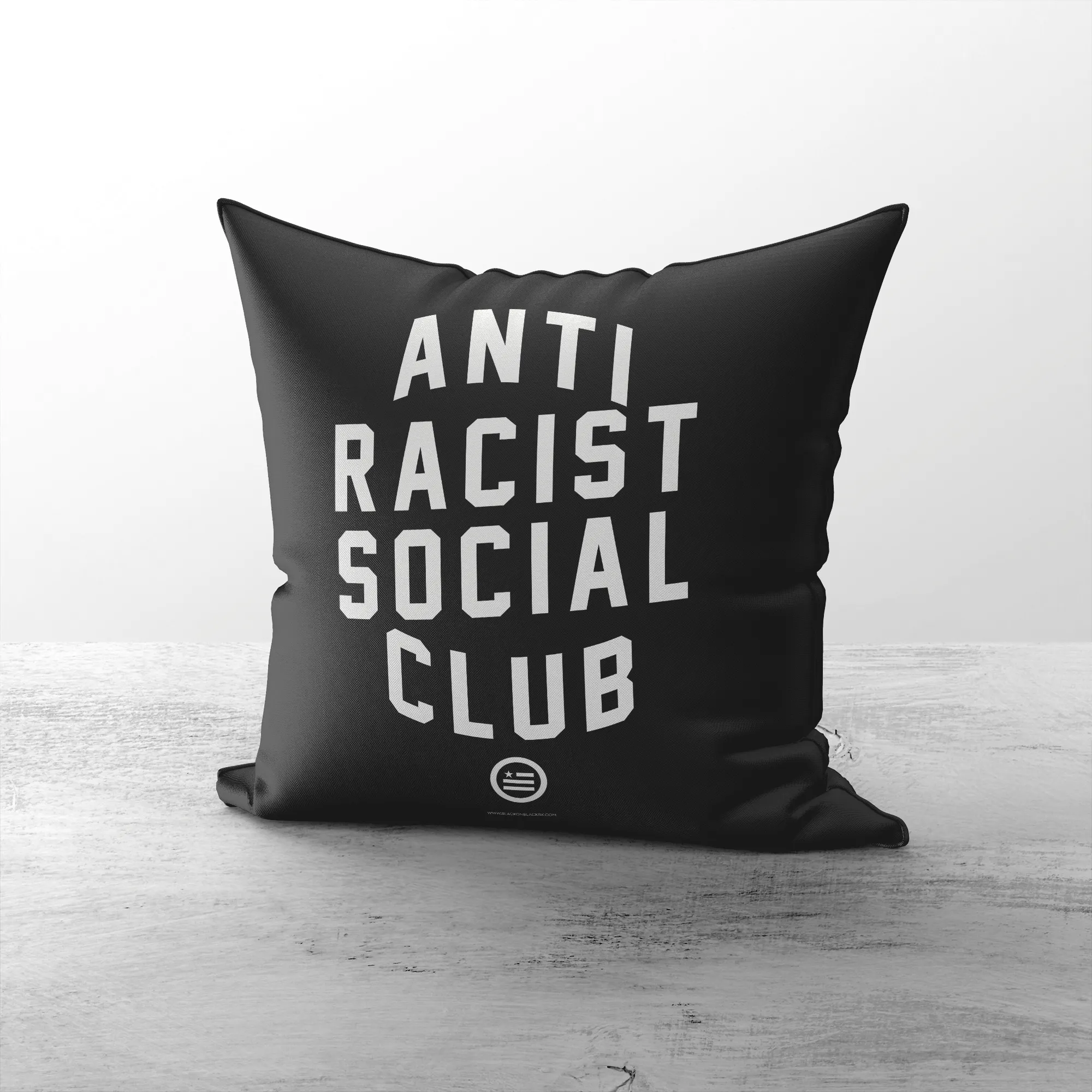 "Anti-Racist Social Club" Throw Pillows