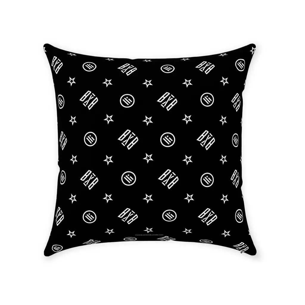 "Energy I Be On AKA Black Powered" Throw Pillows