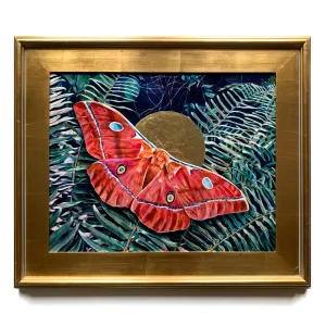 "Temporary" Godman's Silkmoth Painting 16x20