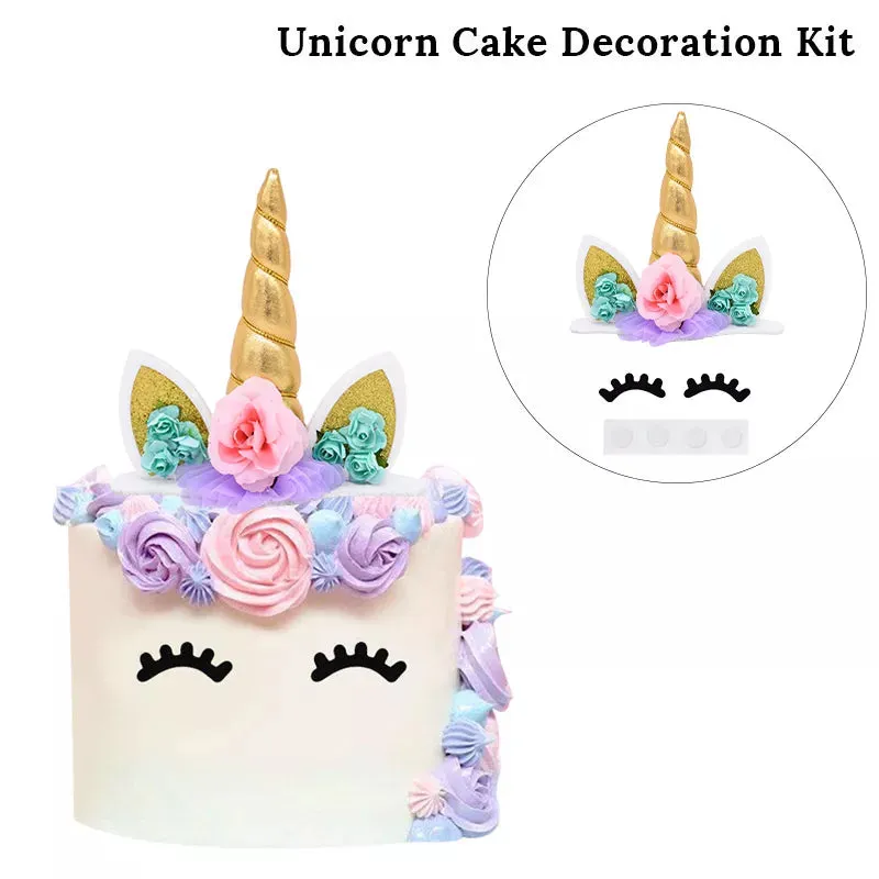 Rainbow Unicorn Balloon Set 32 inch Number Foil Balloons Kids Unicorn Theme Birthday Party Decorations Baby Shower