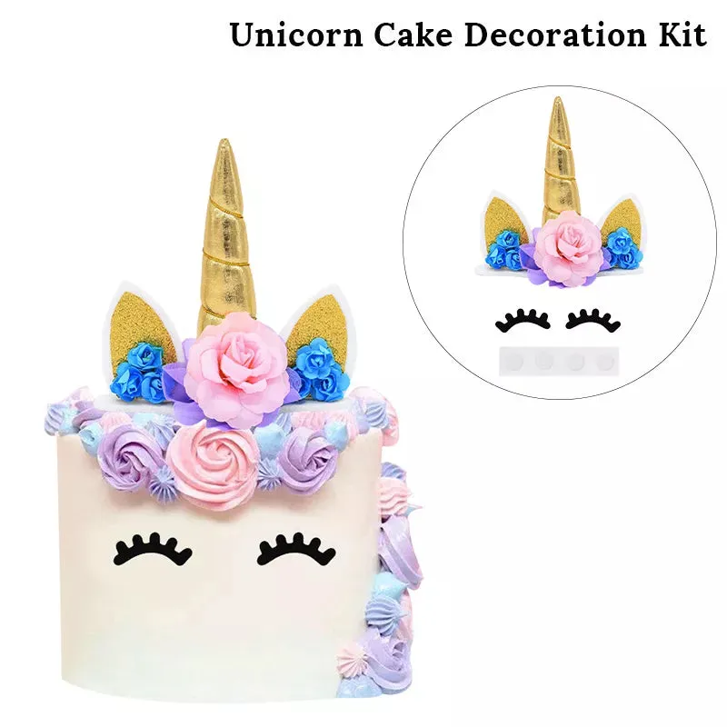 Rainbow Unicorn Balloon Set 32 inch Number Foil Balloons Kids Unicorn Theme Birthday Party Decorations Baby Shower