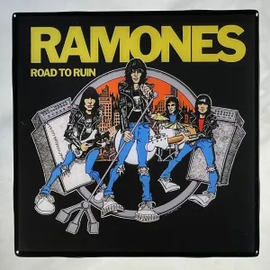RAMONES Road To Ruin Coaster Custom Ceramic Tile