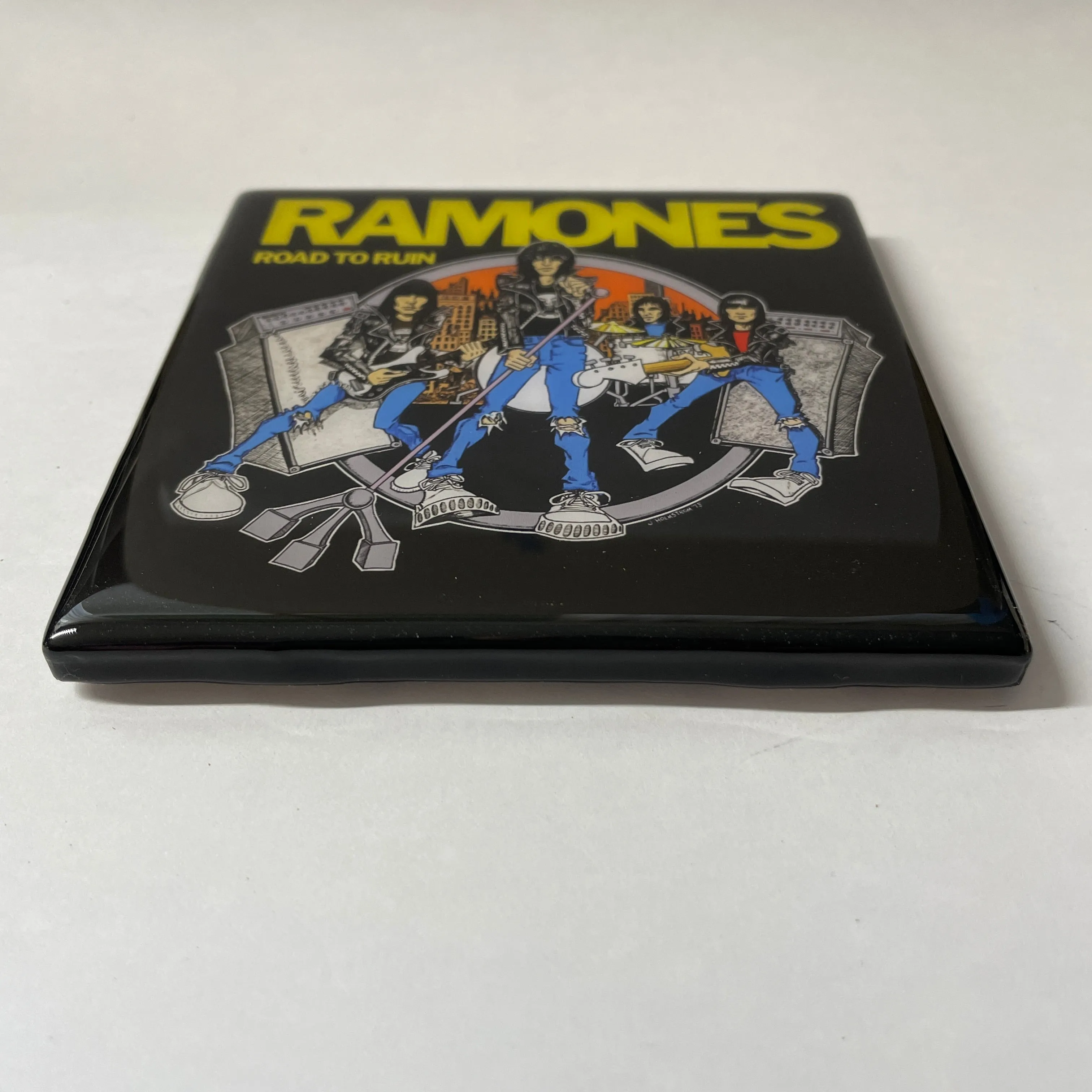 RAMONES Road To Ruin Coaster Custom Ceramic Tile