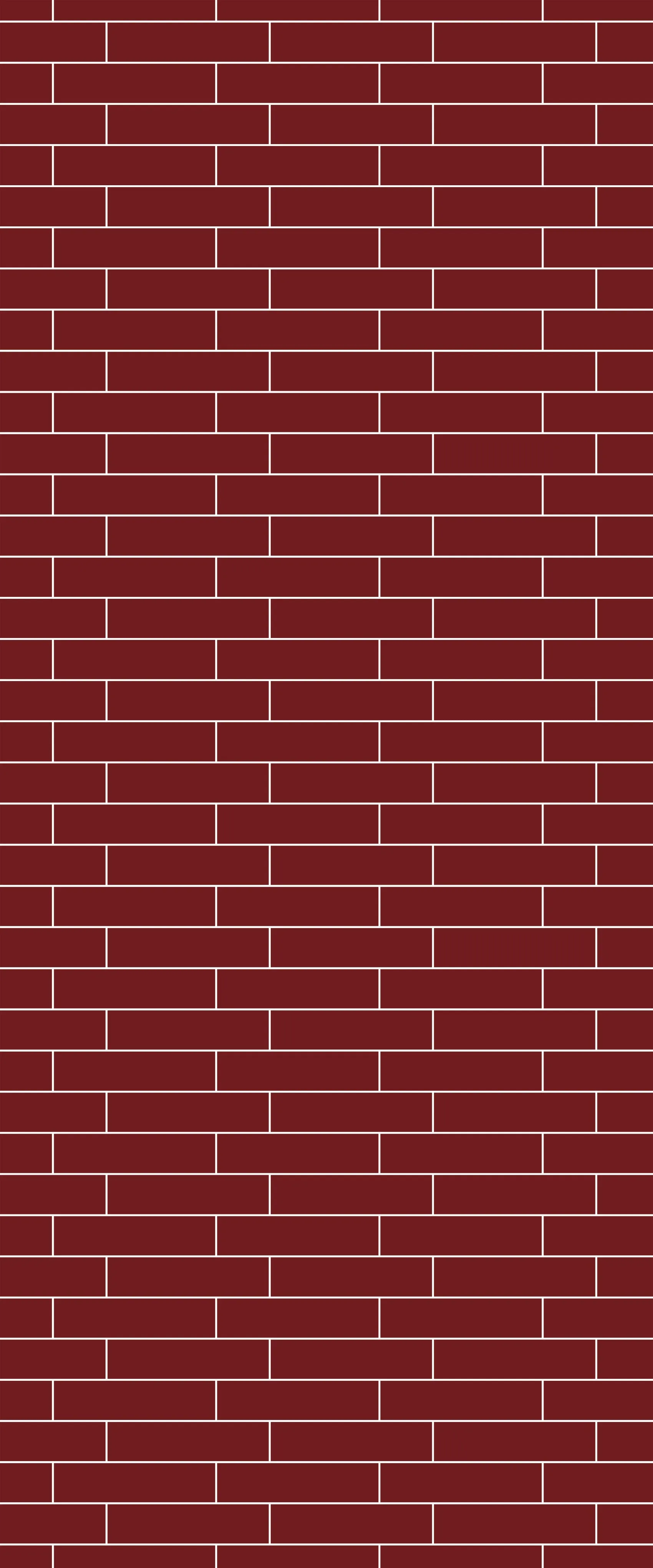 Red Brick Slip Tile Acrylic Shower Wall Panel 2440mm x 1220mm ( 3mm Thick)