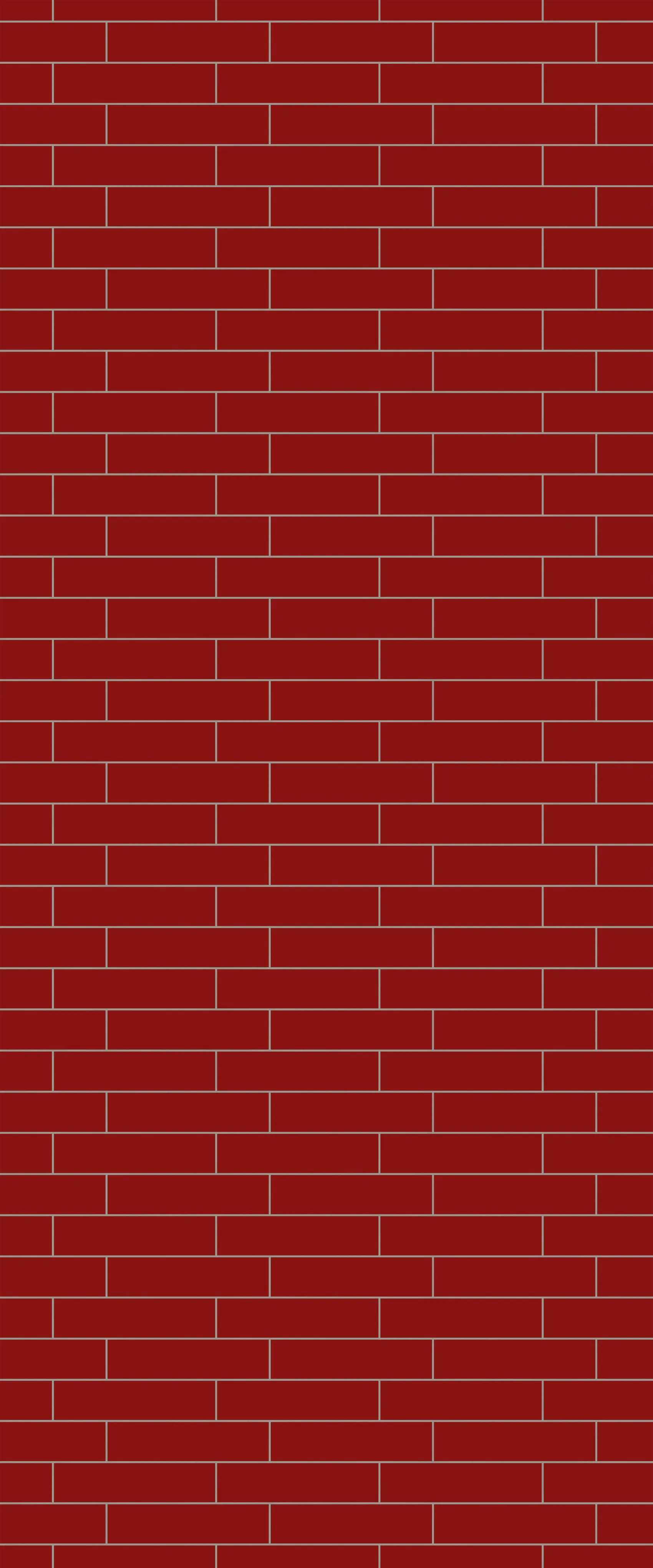 Red Brick Slip Tile Acrylic Shower Wall Panel 2440mm x 1220mm ( 3mm Thick)