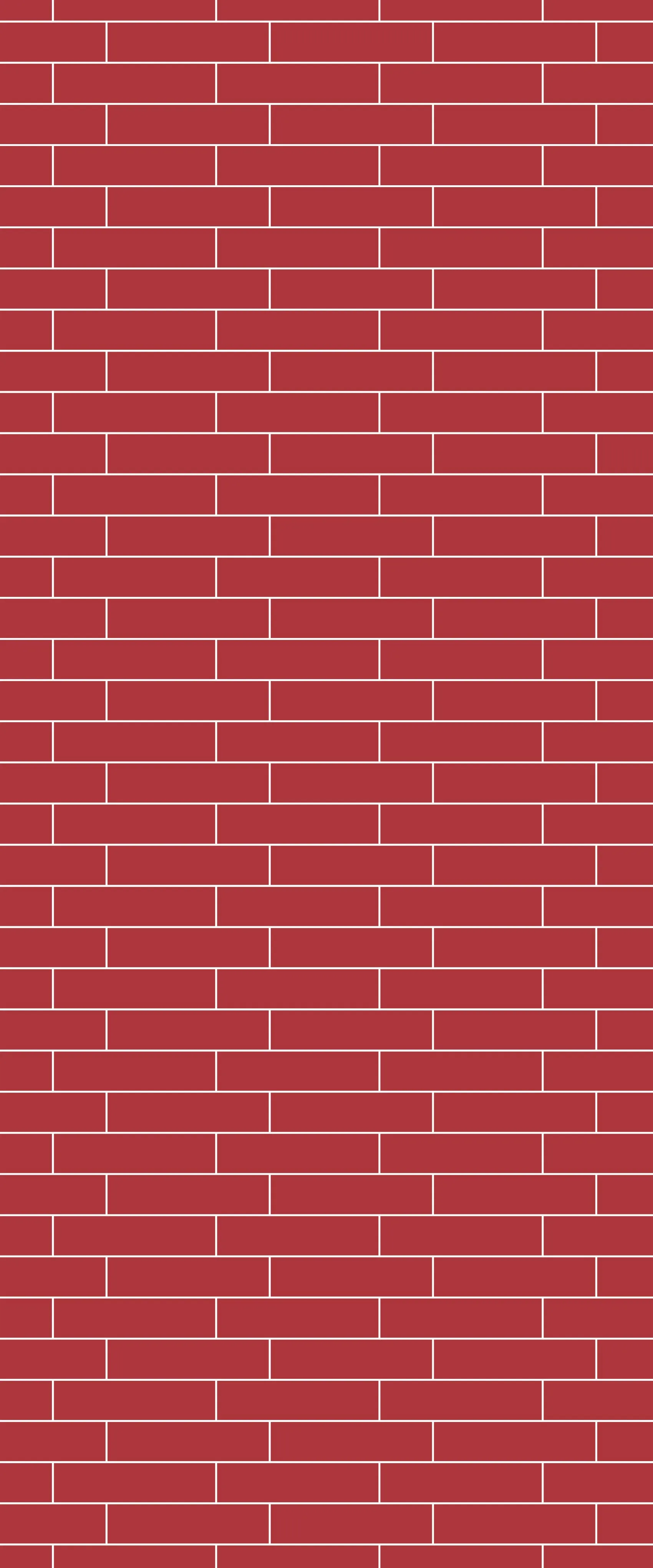 Red Brick Slip Tile Acrylic Shower Wall Panel 2440mm x 1220mm ( 3mm Thick)