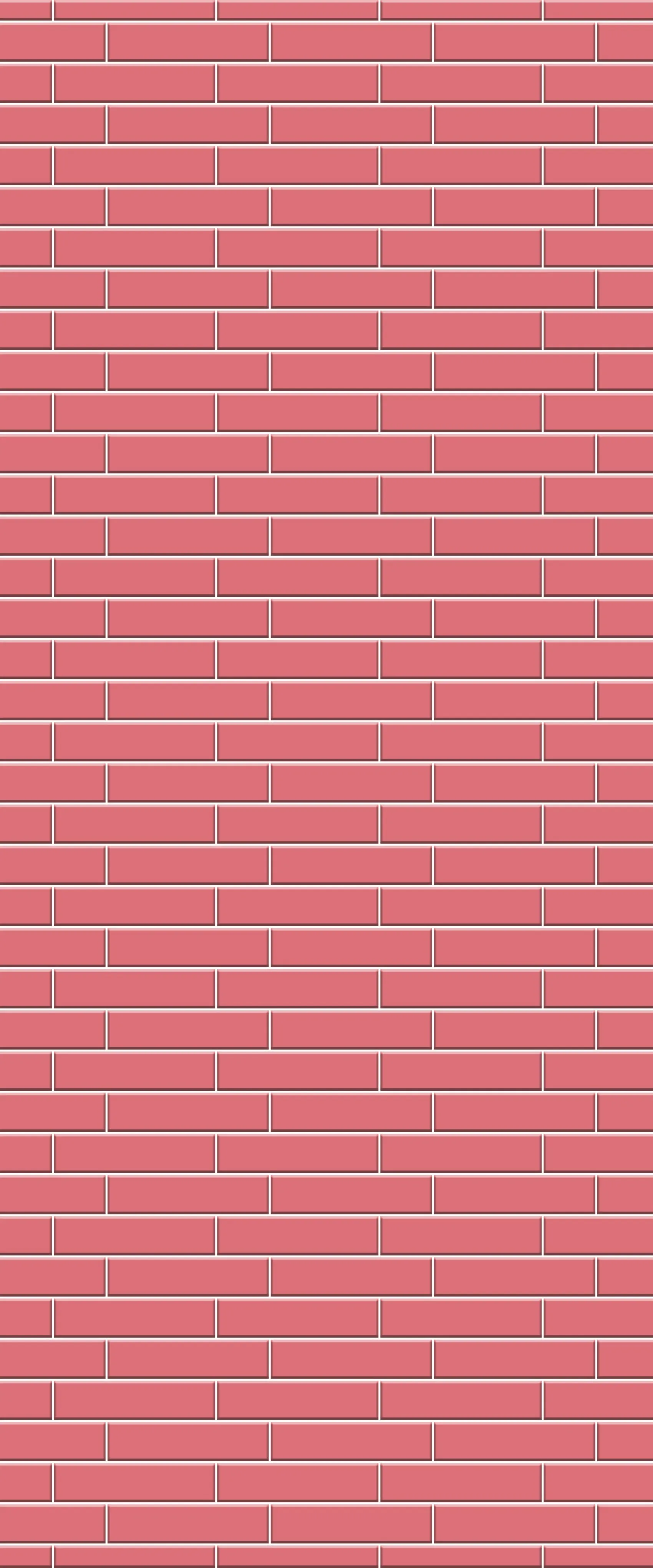 Red Brick Slip Tile Acrylic Shower Wall Panel 2440mm x 1220mm ( 3mm Thick)
