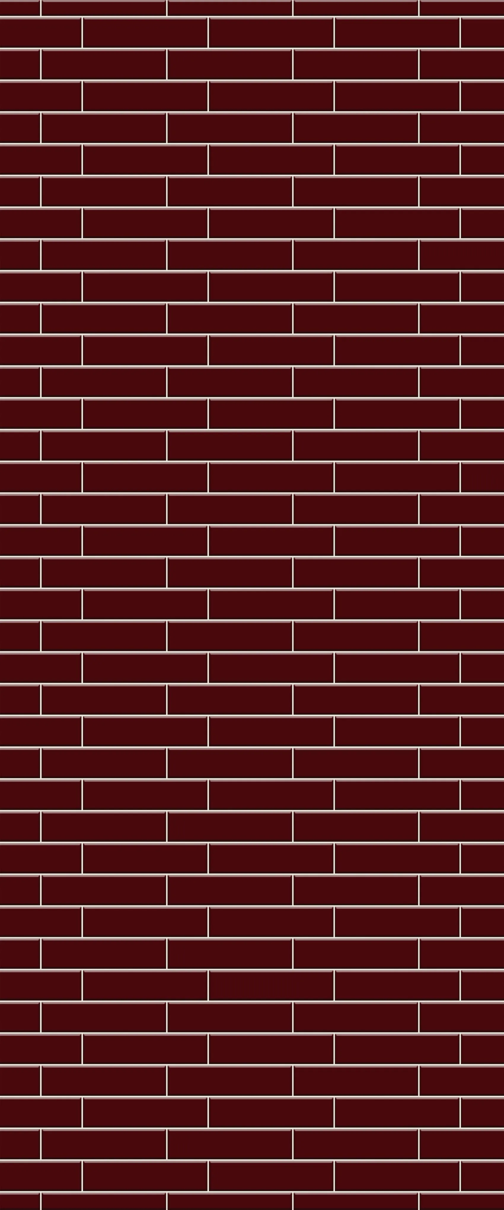 Red Brick Slip Tile Acrylic Shower Wall Panel 2440mm x 1220mm ( 3mm Thick)