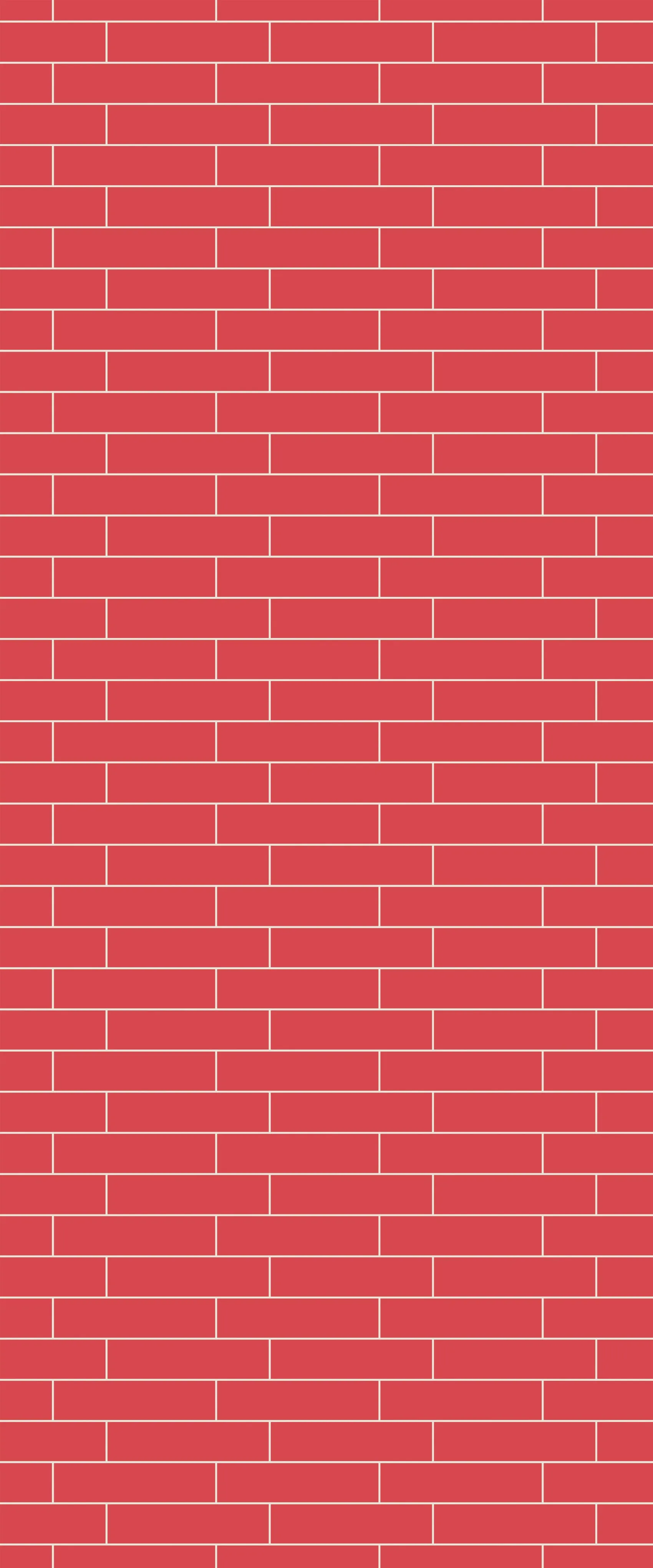 Red Brick Slip Tile Acrylic Shower Wall Panel 2440mm x 1220mm ( 3mm Thick)