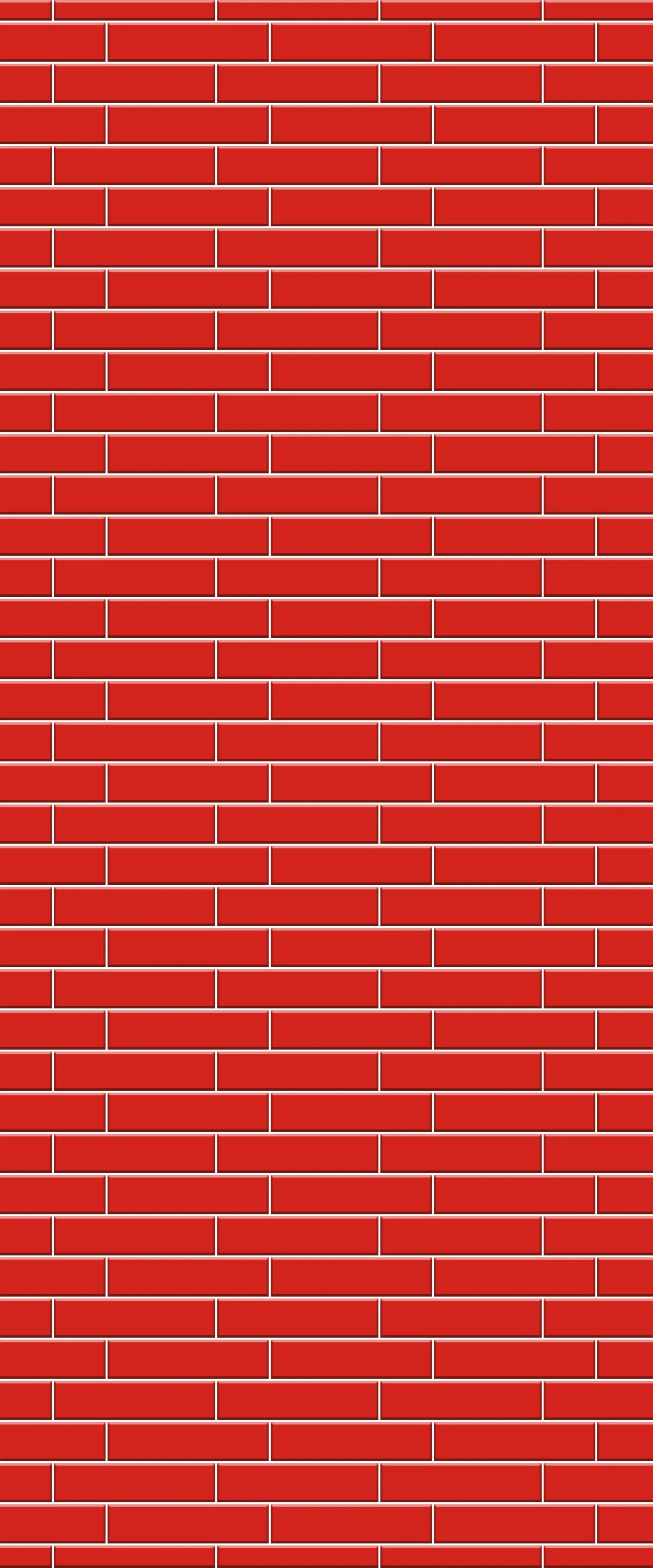 Red Brick Slip Tile Acrylic Shower Wall Panel 2440mm x 1220mm ( 3mm Thick)