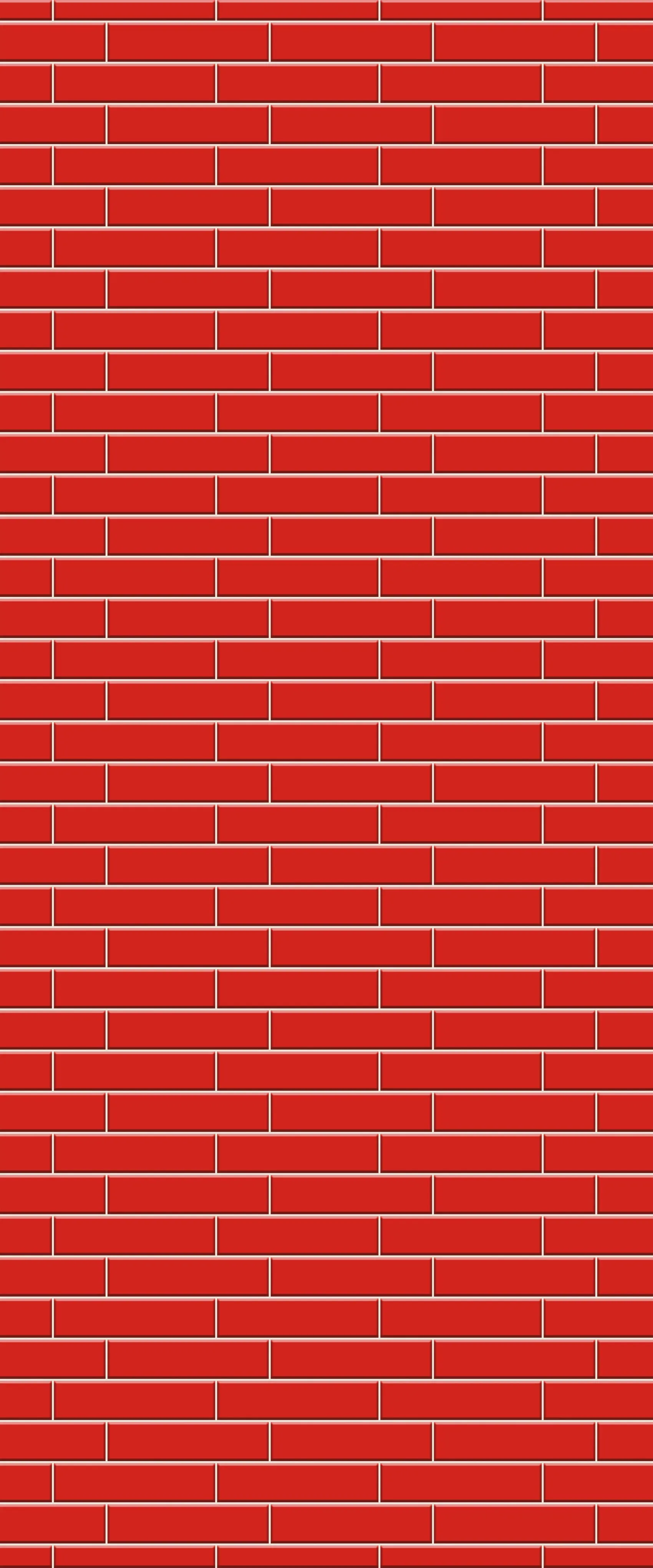 Red Brick Slip Tile Acrylic Shower Wall Panel 2440mm x 1220mm ( 3mm Thick)