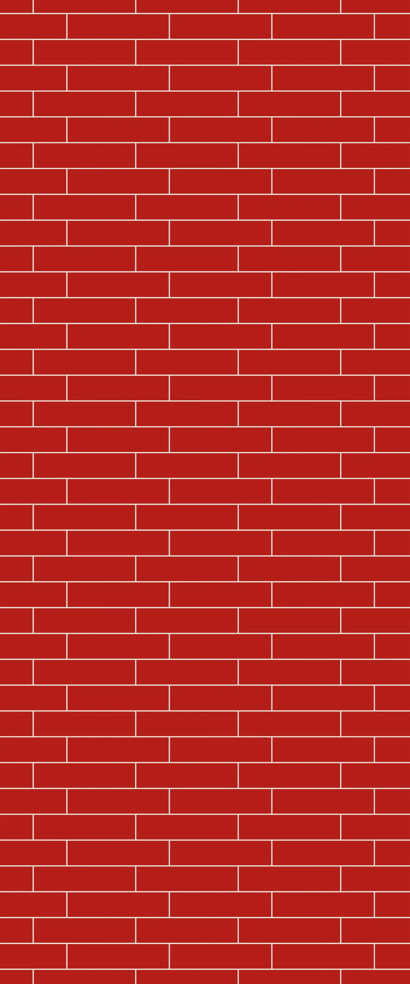 Red Brick Slip Tile Acrylic Shower Wall Panel 2440mm x 1220mm ( 3mm Thick)