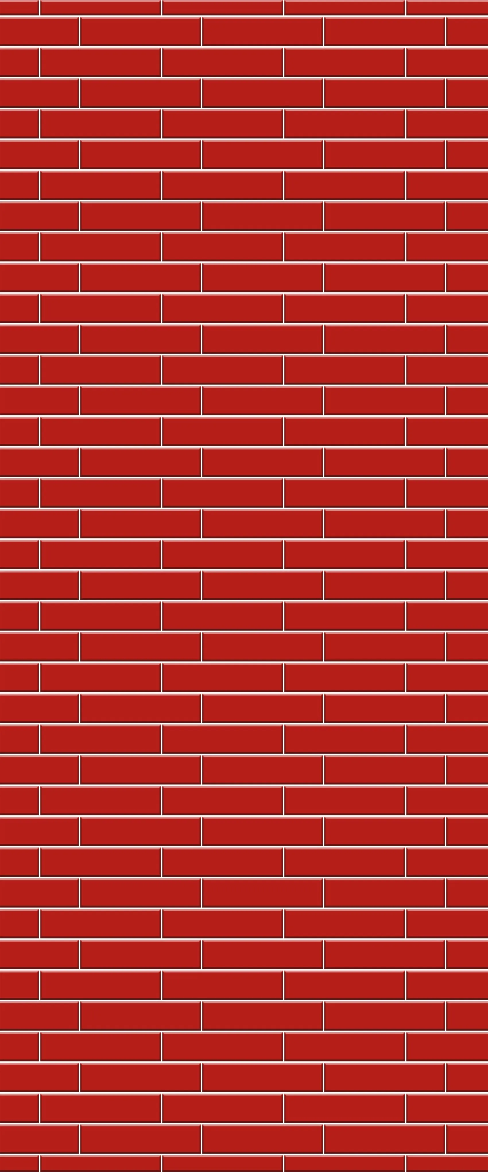Red Brick Slip Tile Acrylic Shower Wall Panel 2440mm x 1220mm ( 3mm Thick)