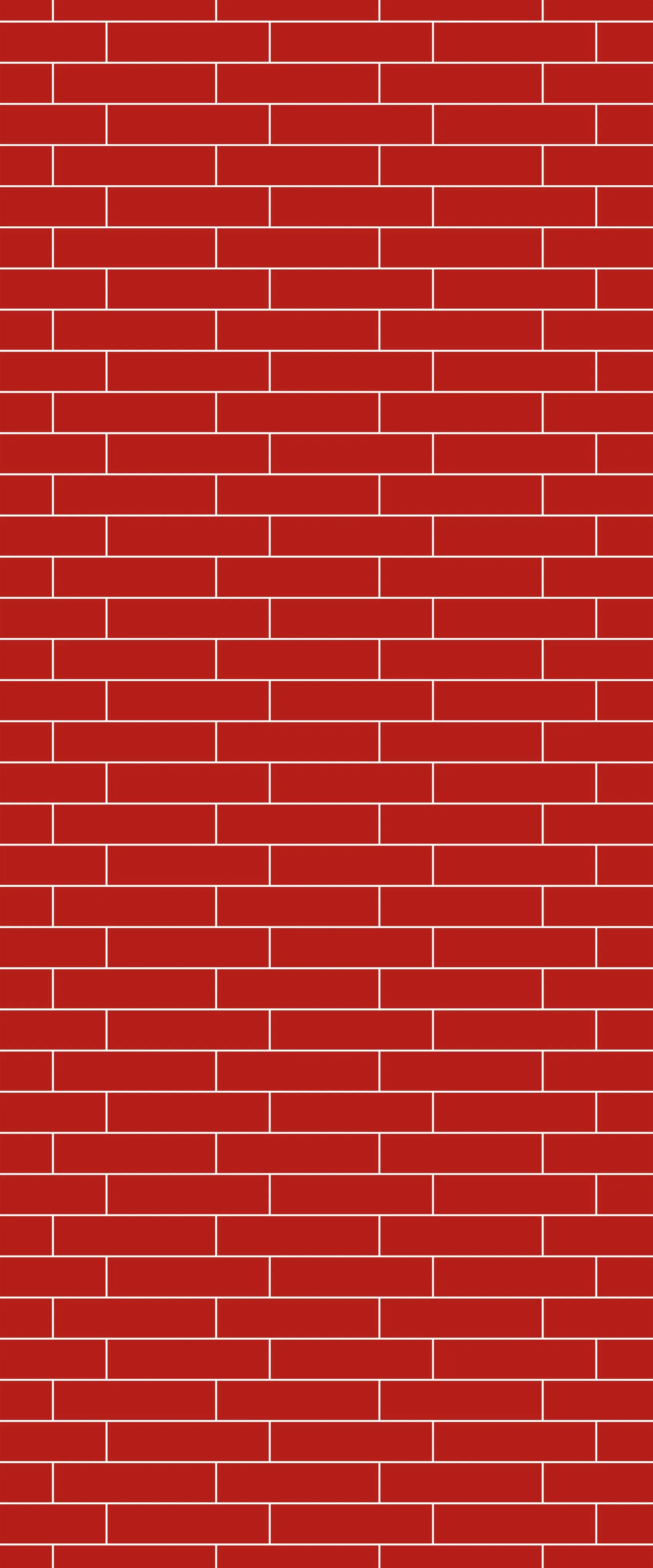 Red Brick Slip Tile Acrylic Shower Wall Panel 2440mm x 1220mm ( 3mm Thick)