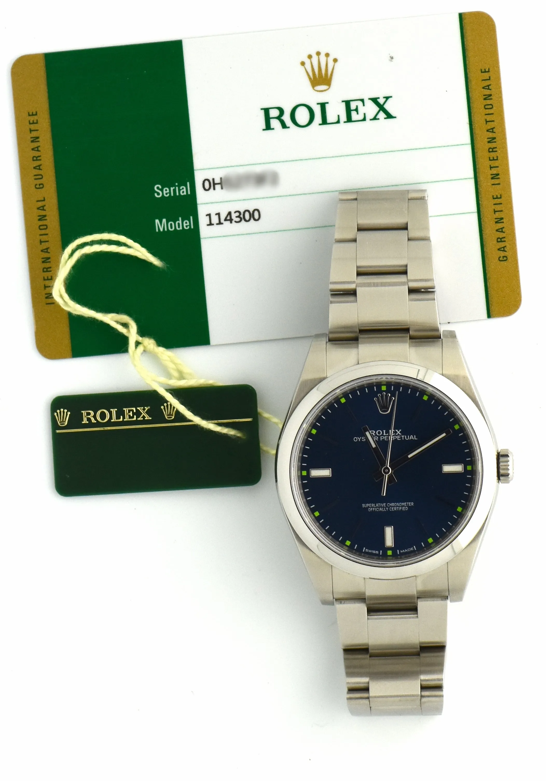 Rolex Oyster Perpetual 39 Blue