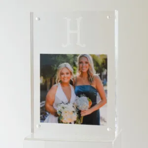 Romanesque Initial Acrylic Frame