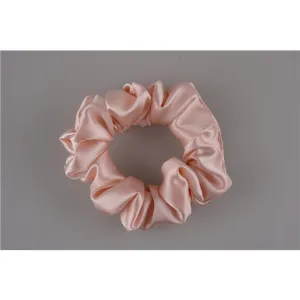 Rose Gold silk scrunchies medium