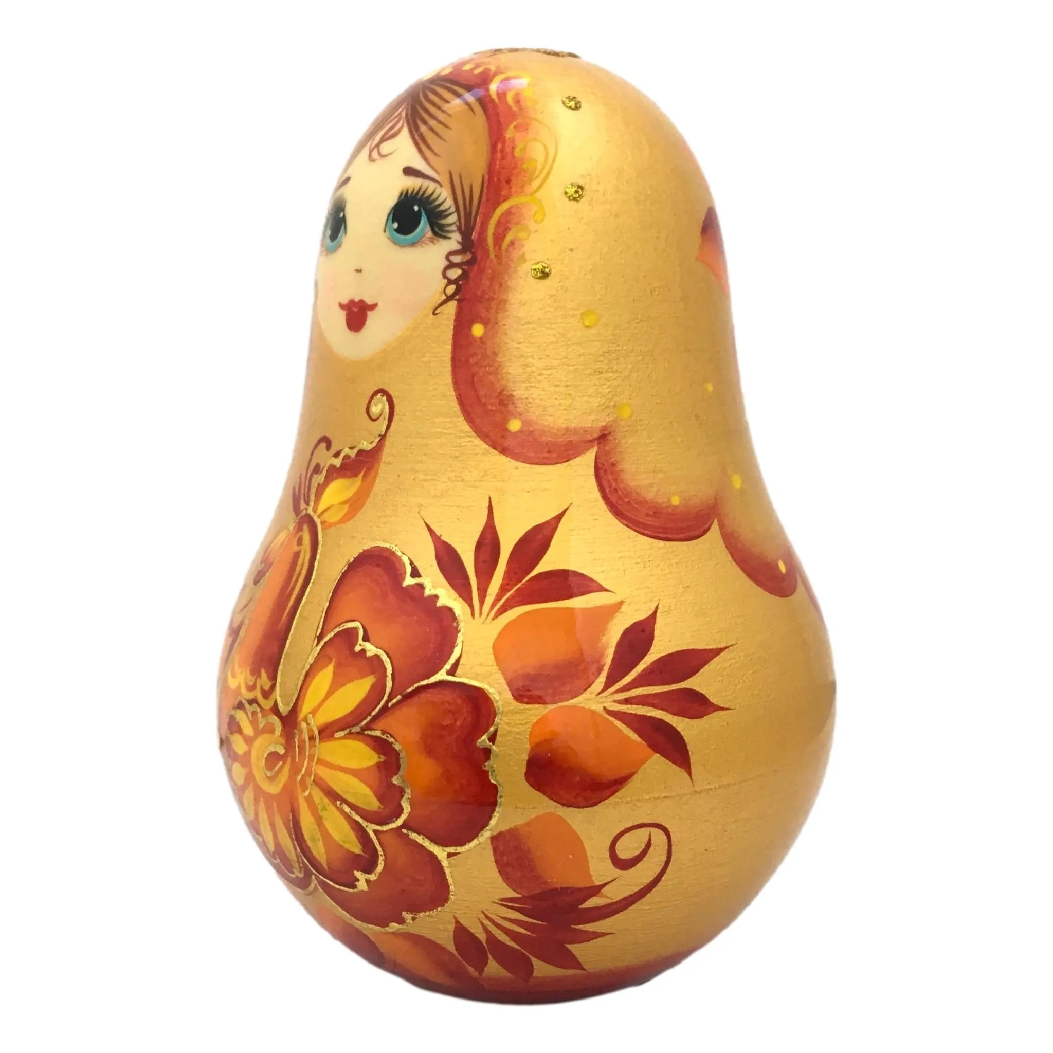 Russian Doll Roly Poly Gold