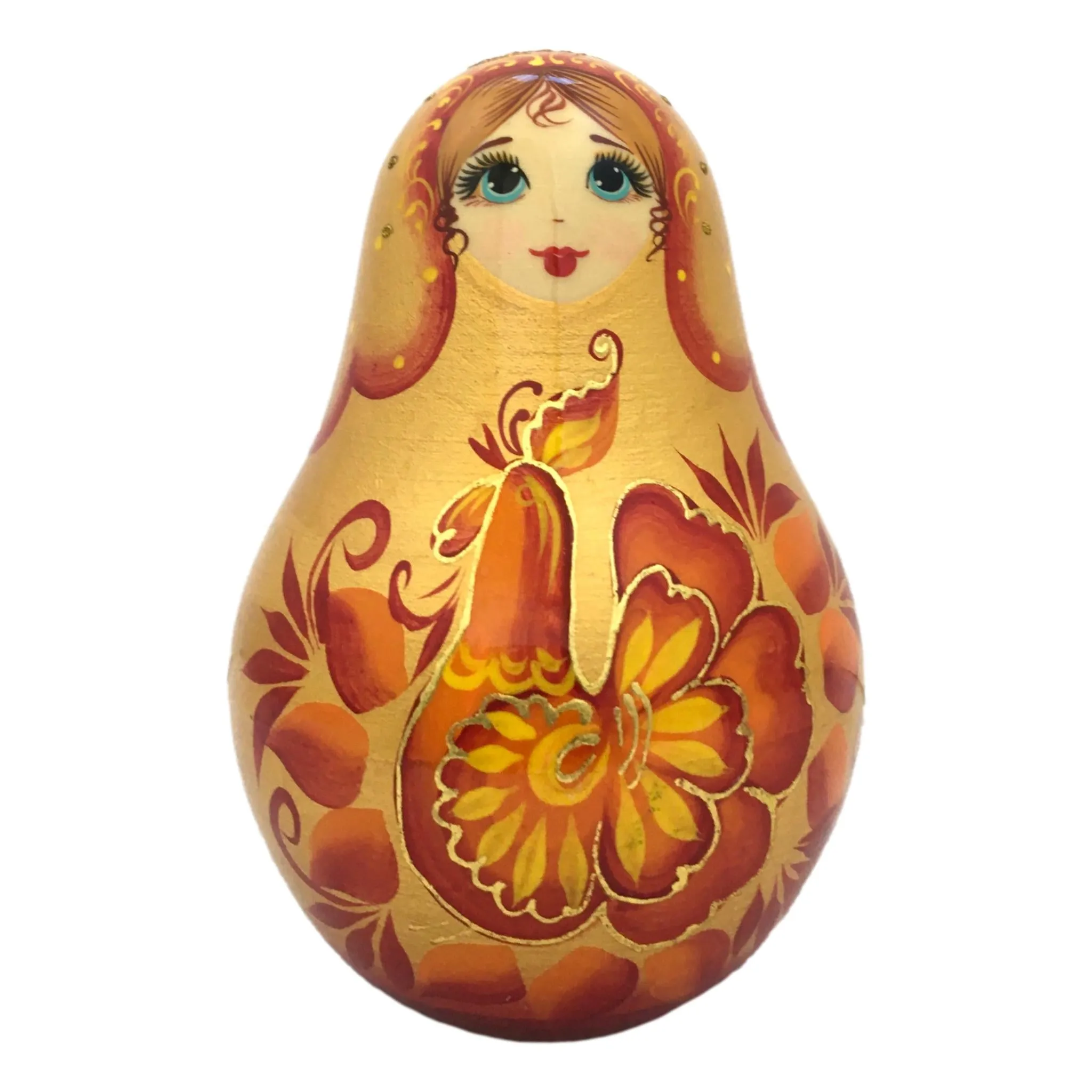 Russian Doll Roly Poly Gold