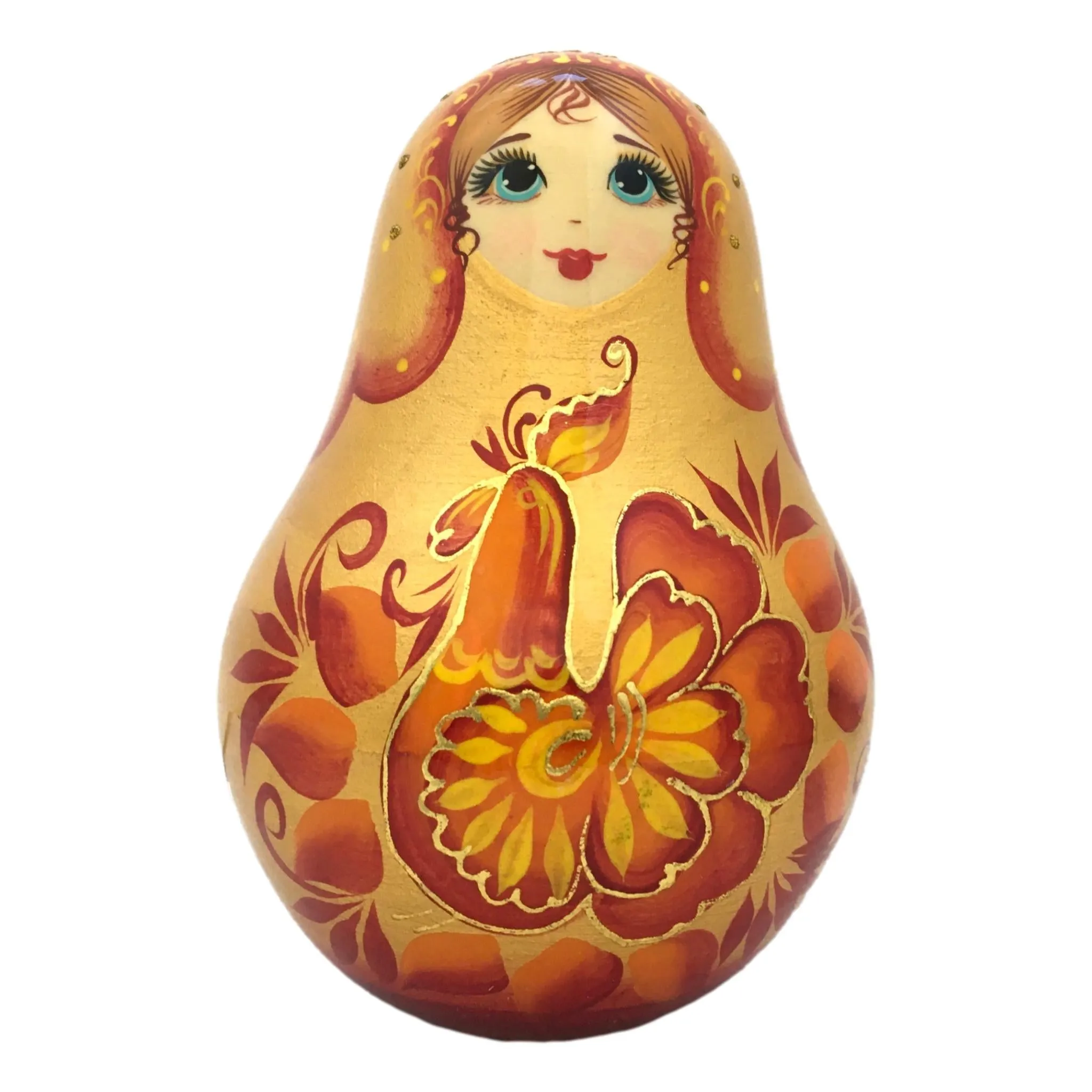 Russian Doll Roly Poly Gold