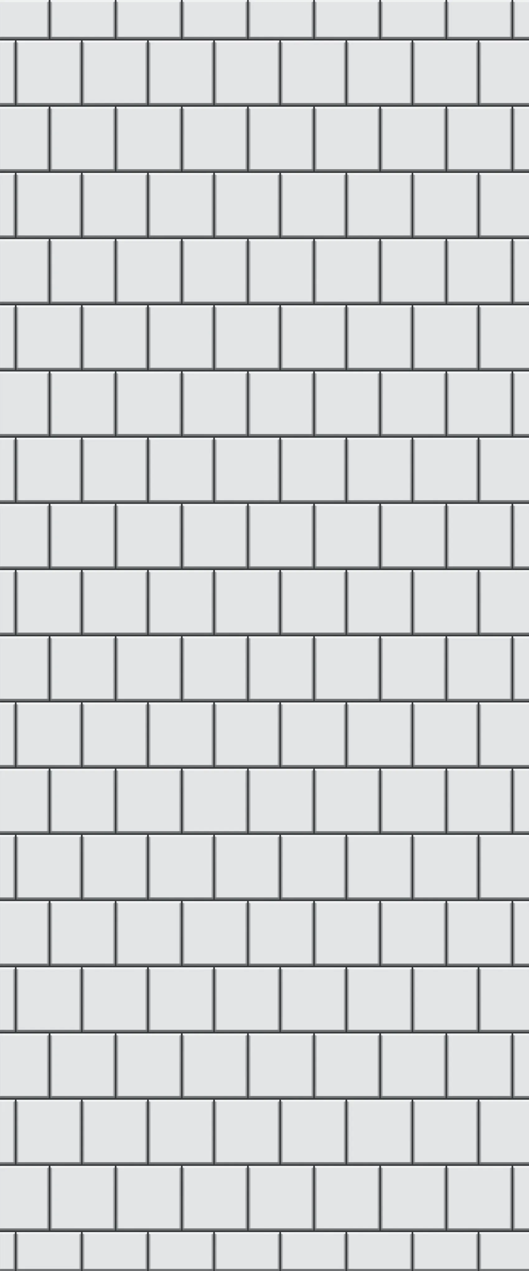 Sample of Grey Large Squares Acrylic Shower Wall Panel 2440mm x 1220mm (3mm Thick)