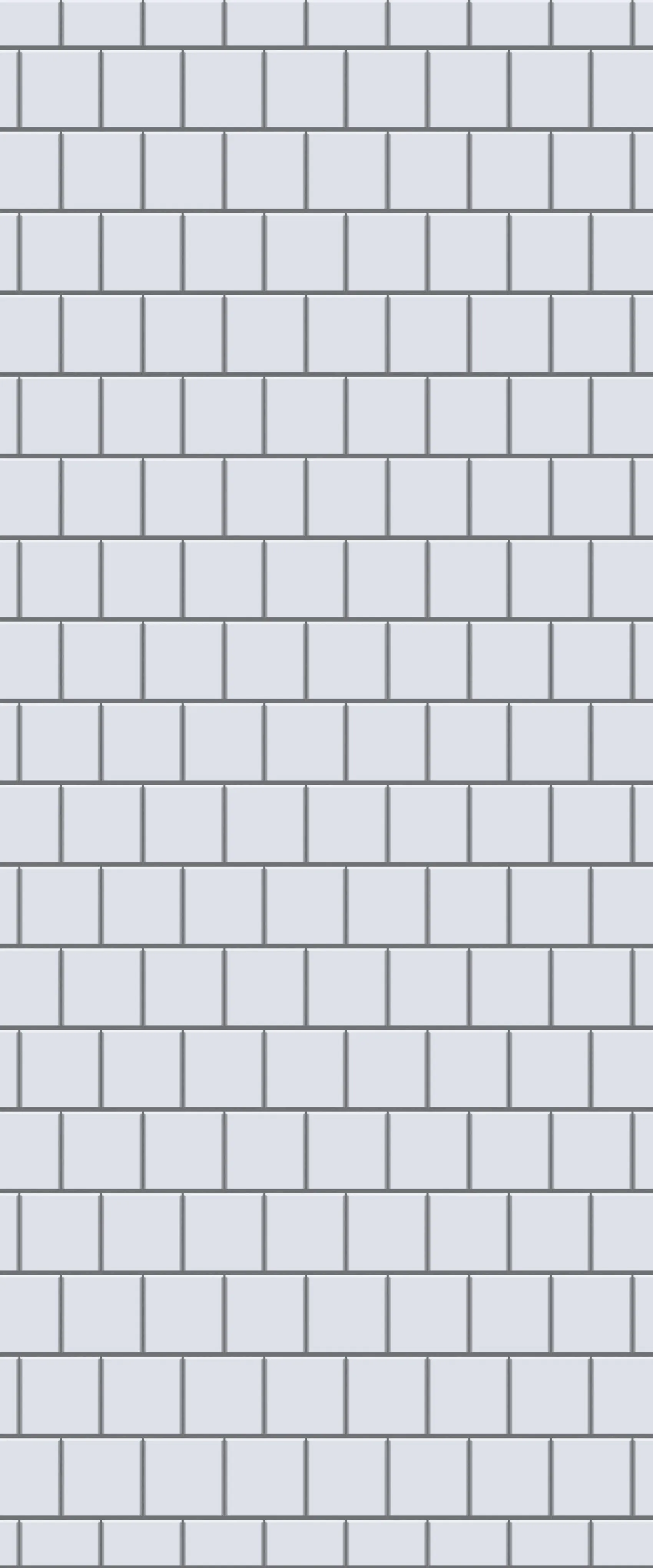 Sample of Grey Large Squares Acrylic Shower Wall Panel 2440mm x 1220mm (3mm Thick)
