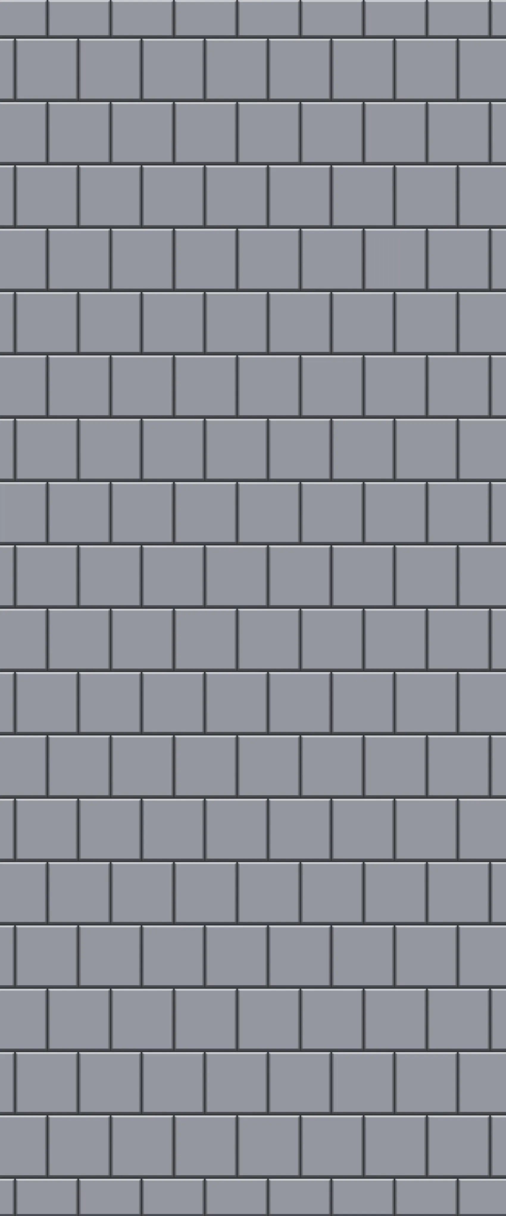 Sample of Grey Large Squares Acrylic Shower Wall Panel 2440mm x 1220mm (3mm Thick)