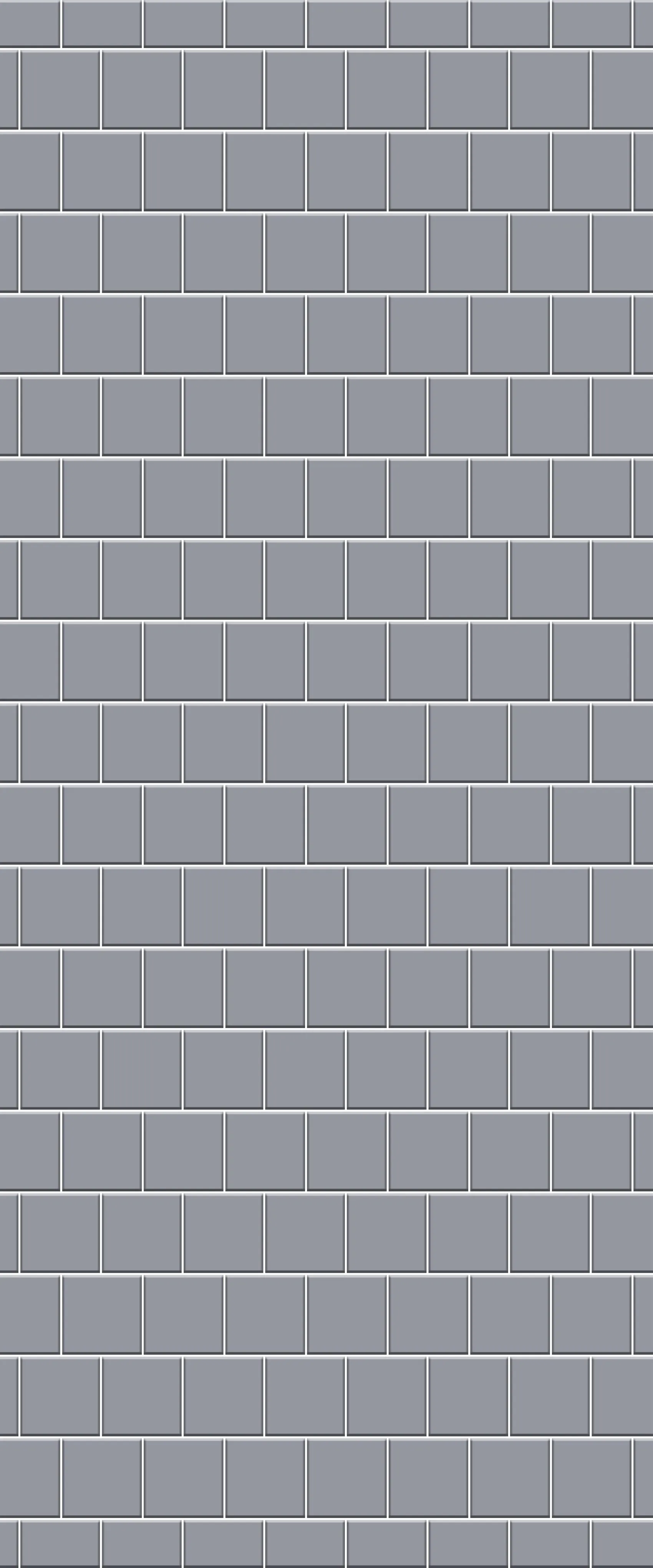 Sample of Grey Large Squares Acrylic Shower Wall Panel 2440mm x 1220mm (3mm Thick)