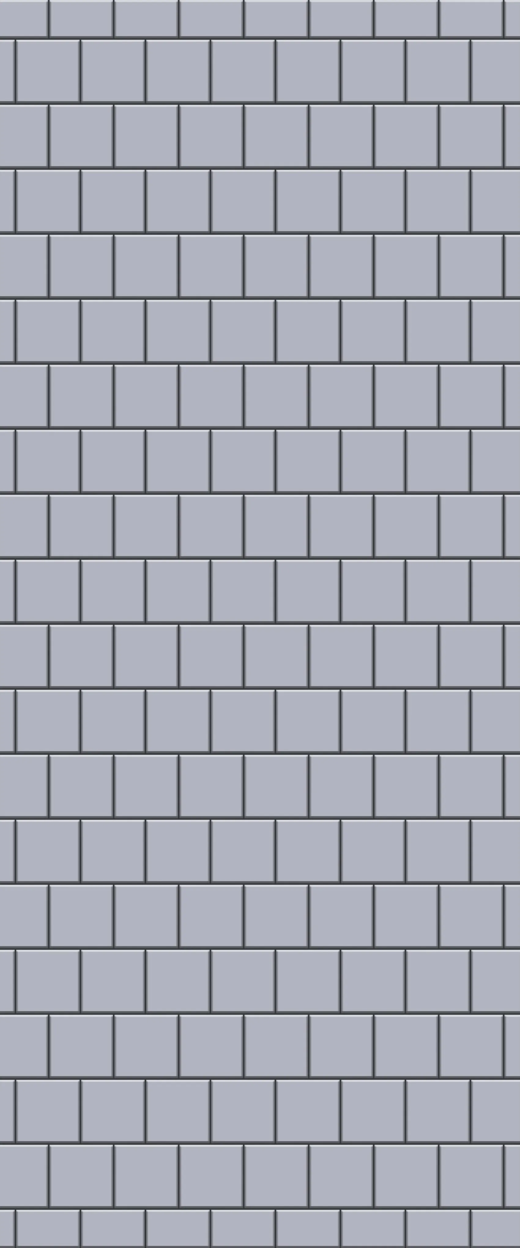 Sample of Grey Large Squares Acrylic Shower Wall Panel 2440mm x 1220mm (3mm Thick)