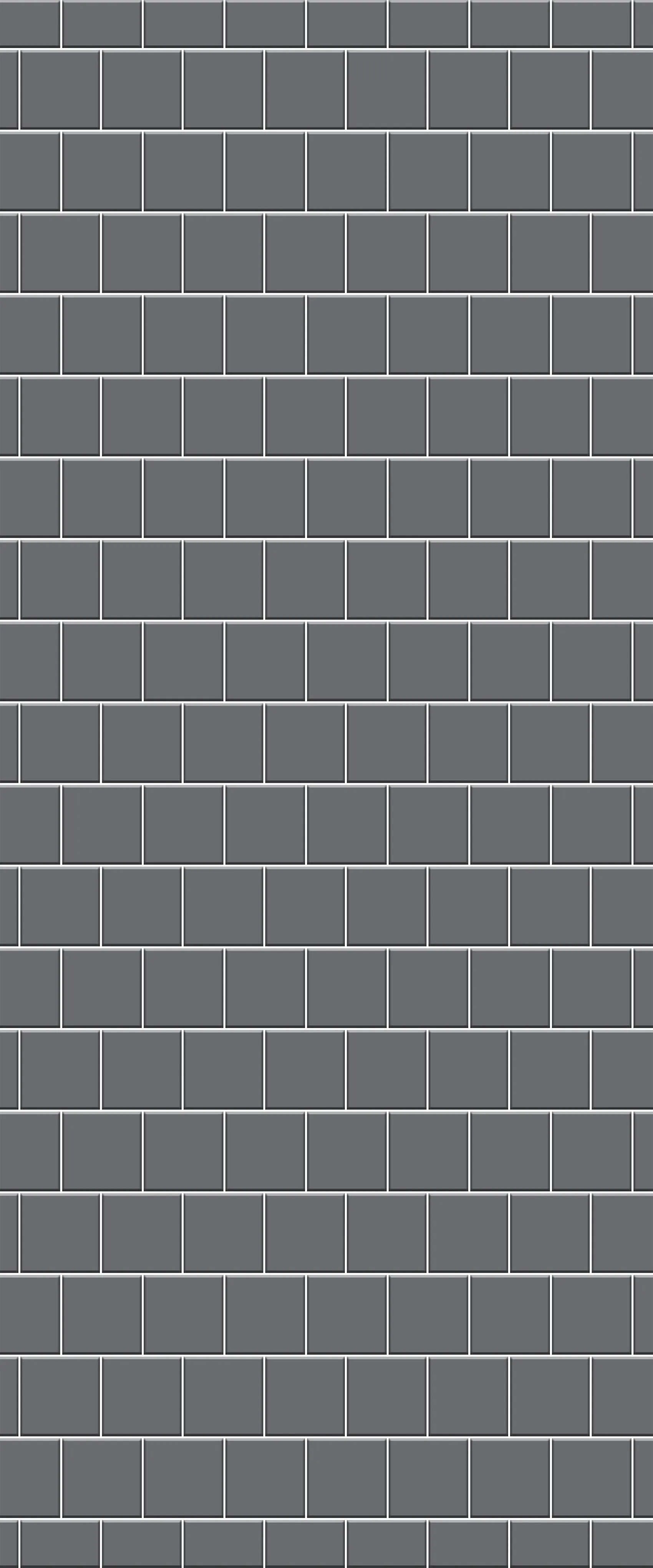 Sample of Grey Large Squares Acrylic Shower Wall Panel 2440mm x 1220mm (3mm Thick)