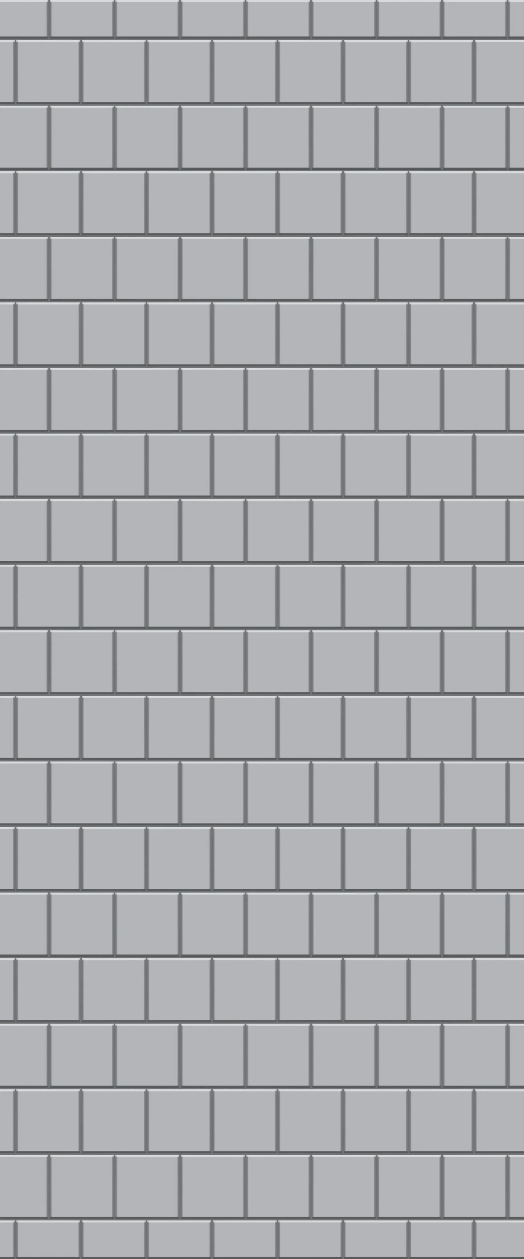 Sample of Grey Large Squares Acrylic Shower Wall Panel 2440mm x 1220mm (3mm Thick)