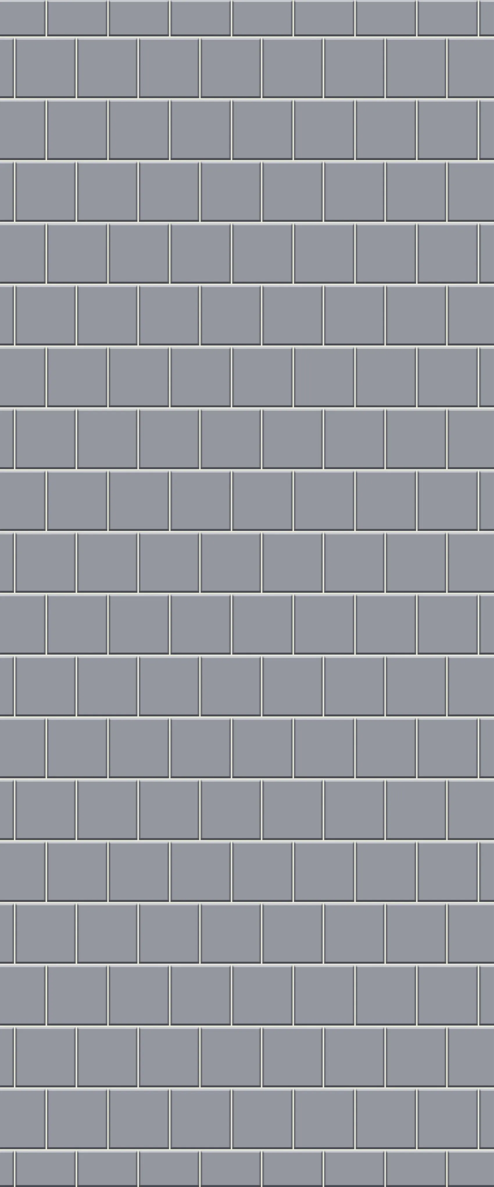 Sample of Grey Large Squares Acrylic Shower Wall Panel 2440mm x 1220mm (3mm Thick)