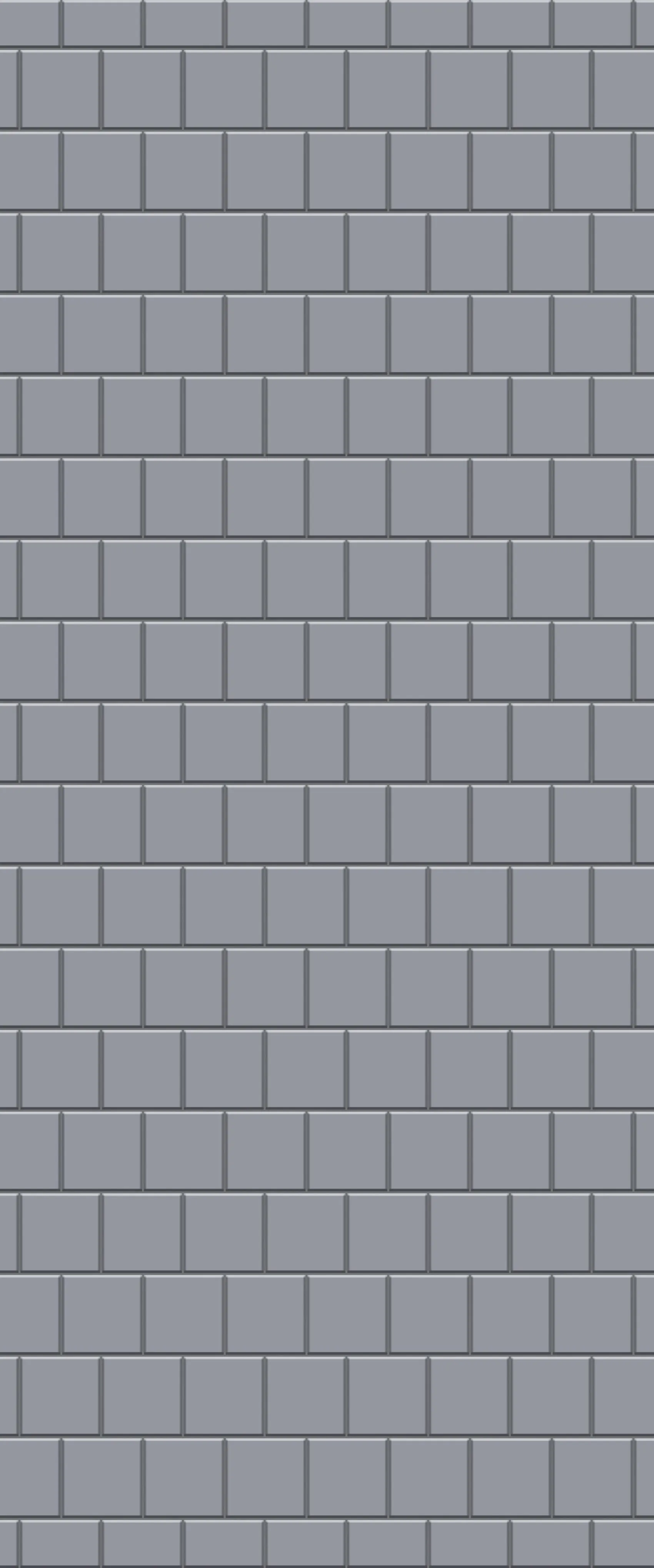 Sample of Grey Large Squares Acrylic Shower Wall Panel 2440mm x 1220mm (3mm Thick)