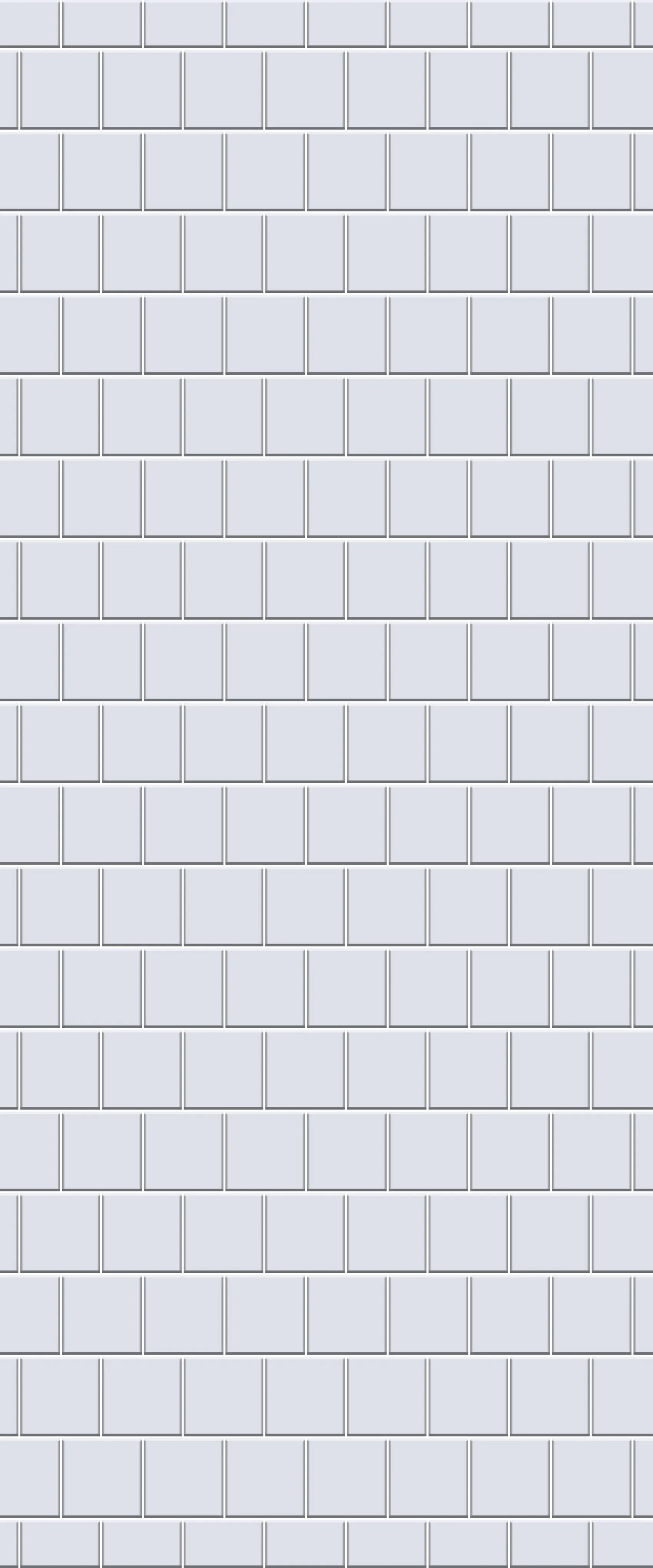 Sample of Grey Large Squares Acrylic Shower Wall Panel 2440mm x 1220mm (3mm Thick)