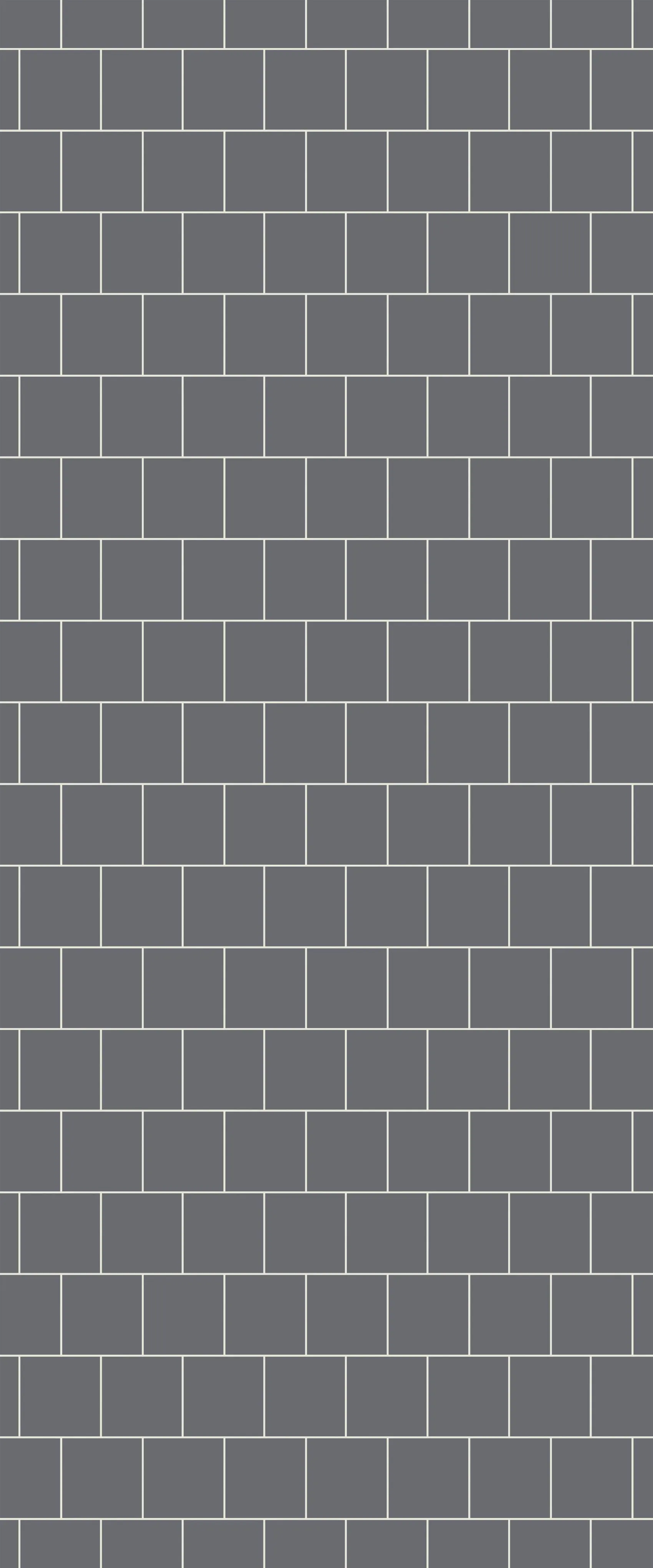 Sample of Grey Large Squares Acrylic Shower Wall Panel 2440mm x 1220mm (3mm Thick)